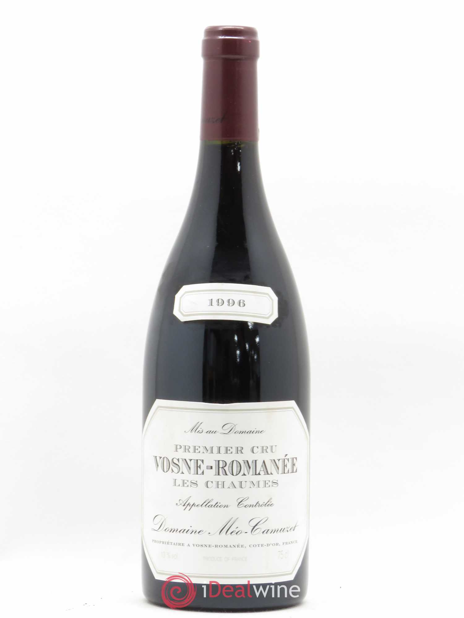Vosne-Romanée 1er Cru Les Chaumes Méo-Camuzet (Domaine) 1996 - Lot de 1 bouteille - 0