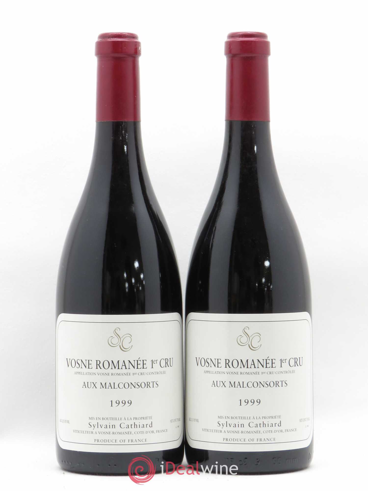 Vosne-Romanée 1er Cru Aux Malconsorts Sylvain Cathiard & Fils 1999 - Lot de 2 bouteilles - 0