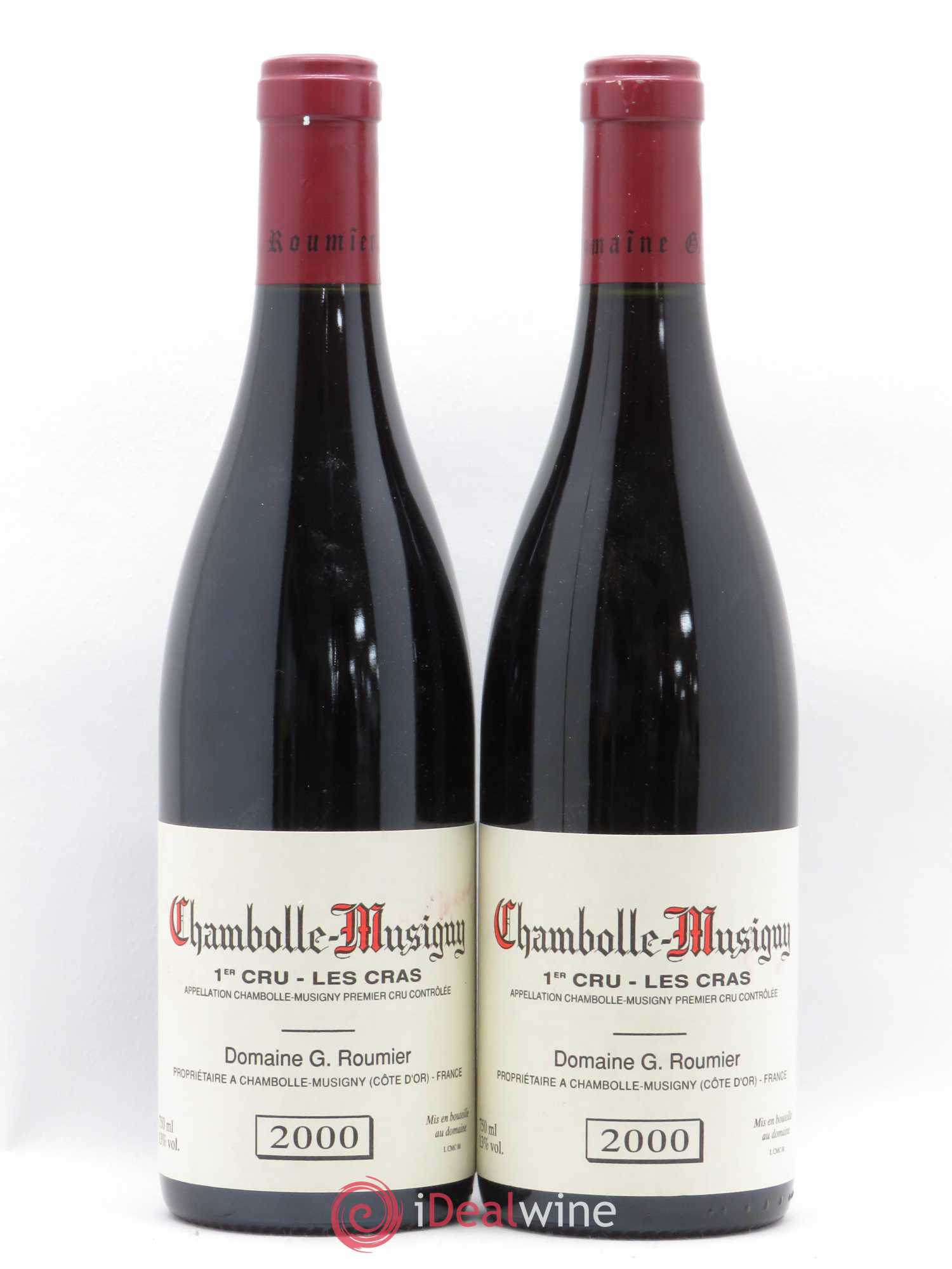 Chambolle-Musigny 1er Cru Les Cras Georges Roumier (Domaine) 2000 - Lot de 2 bouteilles - 0