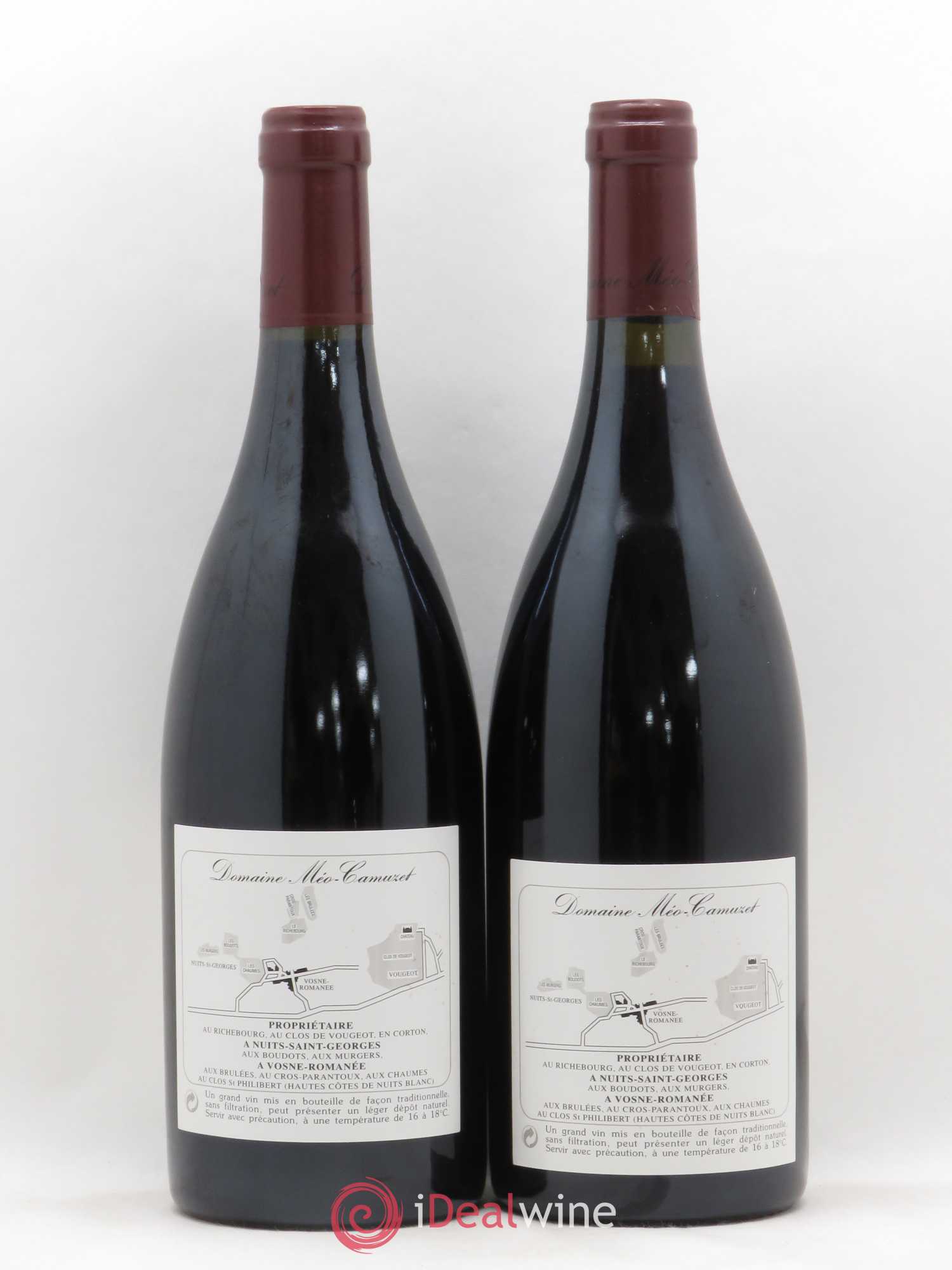 Clos de Vougeot Grand Cru Méo-Camuzet (Domaine) 1996 - Lot de 2 bouteilles - 1
