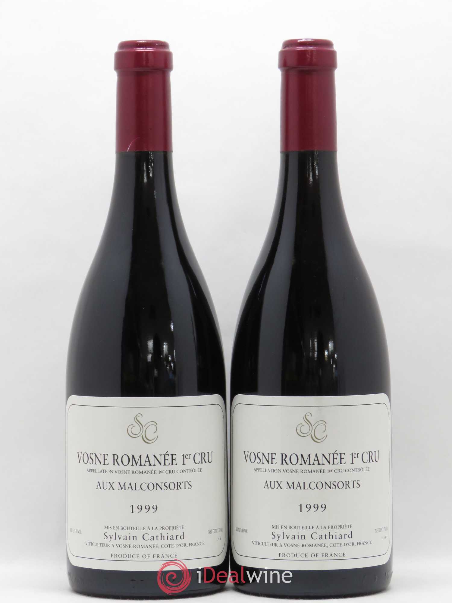 Vosne-Romanée 1er Cru Aux Malconsorts Sylvain Cathiard & Fils 1999 - Lot de 2 bouteilles - 0