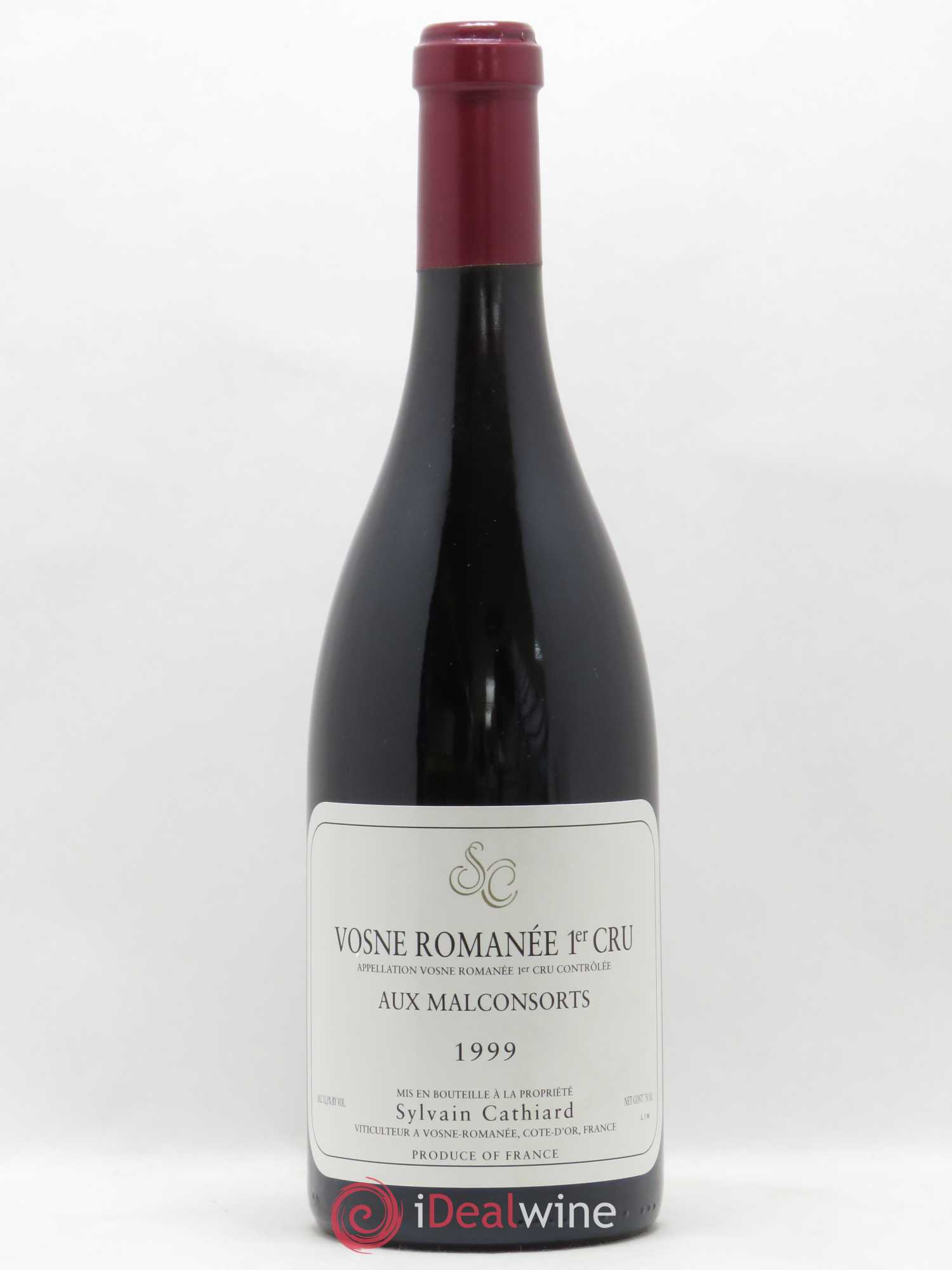 Vosne-Romanée 1er Cru Aux Malconsorts Sylvain Cathiard & Fils 1999 - Lot de 1 bouteille - 0