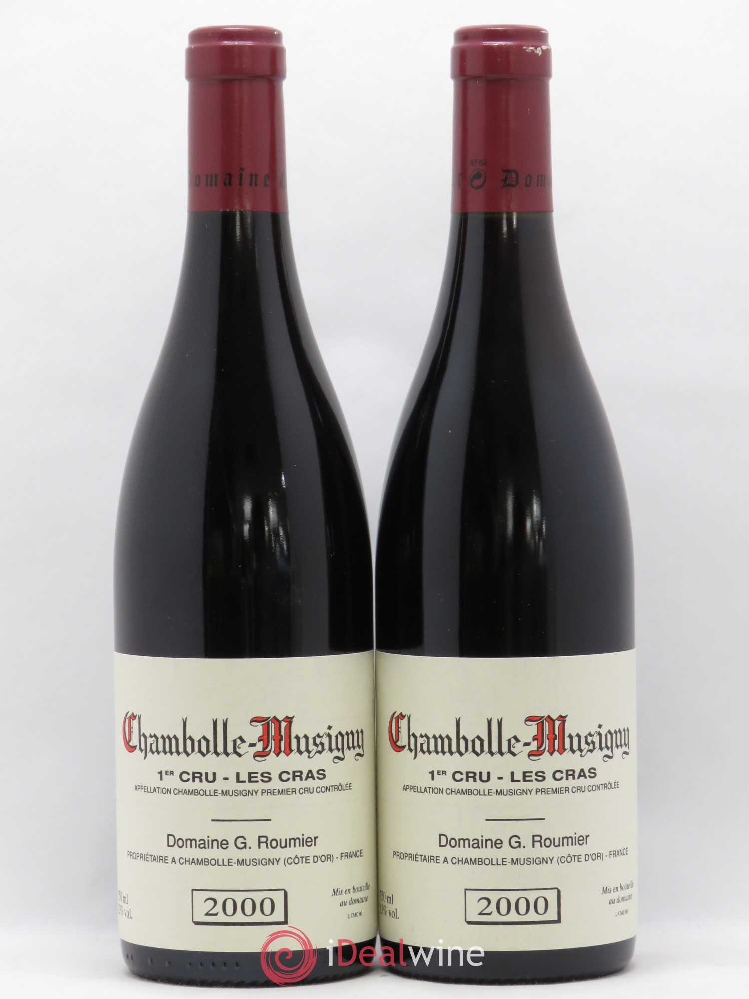 Chambolle-Musigny 1er Cru Les Cras Georges Roumier (Domaine) 2000 - Lot de 2 bouteilles - 0
