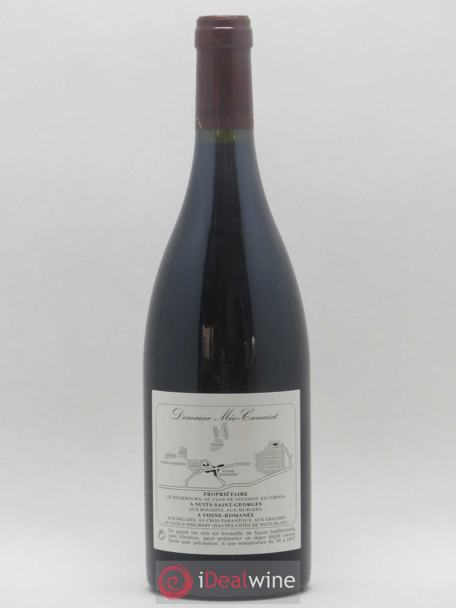 Clos de Vougeot Grand Cru Méo-Camuzet (Domaine) 1996 - Lot de 1 bouteille - 1