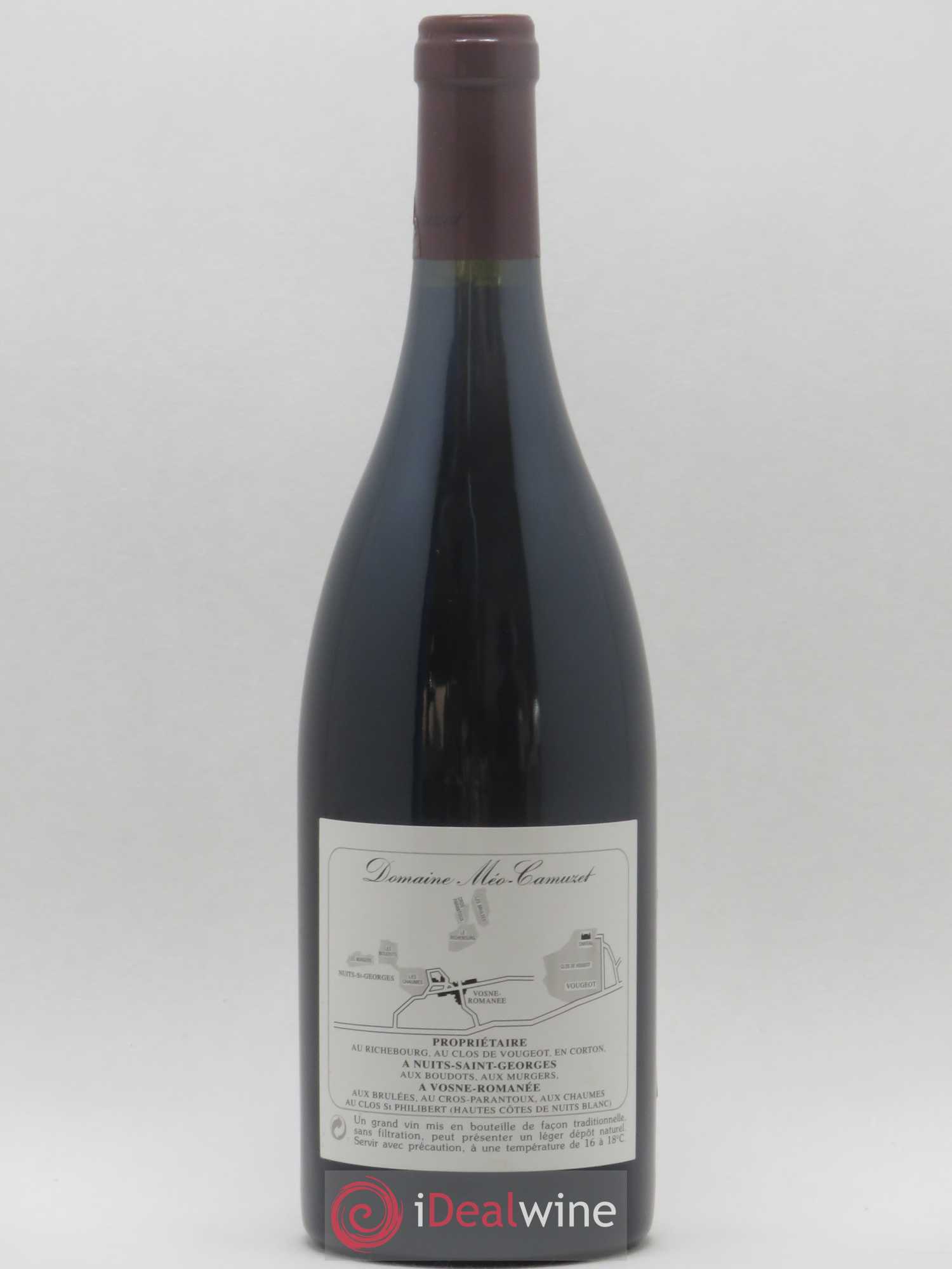 Clos de Vougeot Grand Cru Méo-Camuzet (Domaine) 1996 - Lotto di 1 bottiglia - 1
