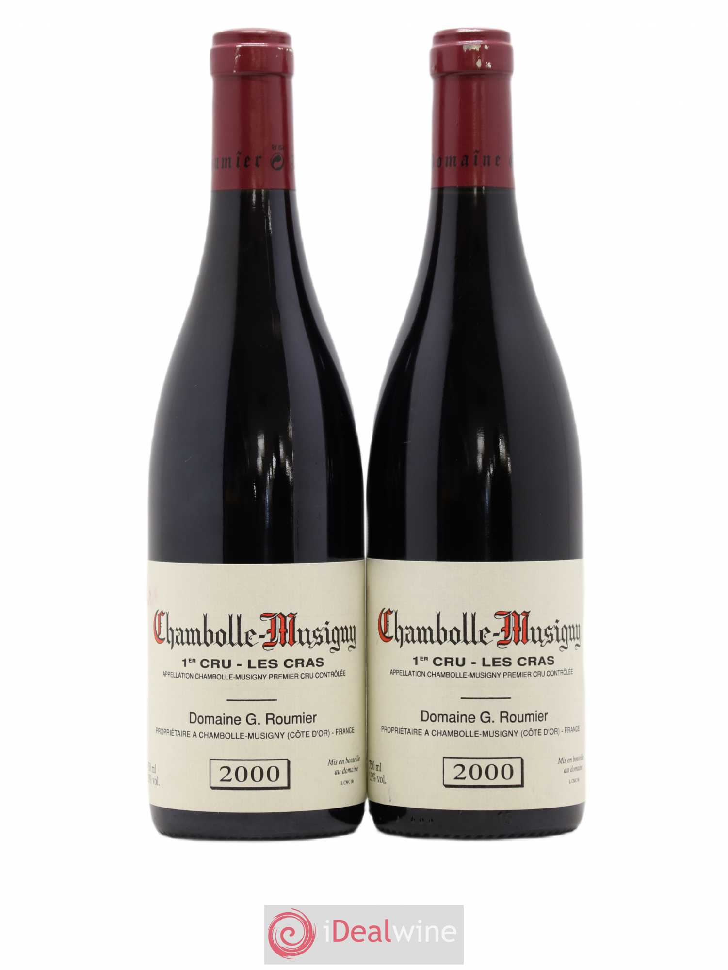 Chambolle-Musigny 1er Cru Les Cras Georges Roumier (Domaine) 2000 - Lot de 2 bouteilles - 0