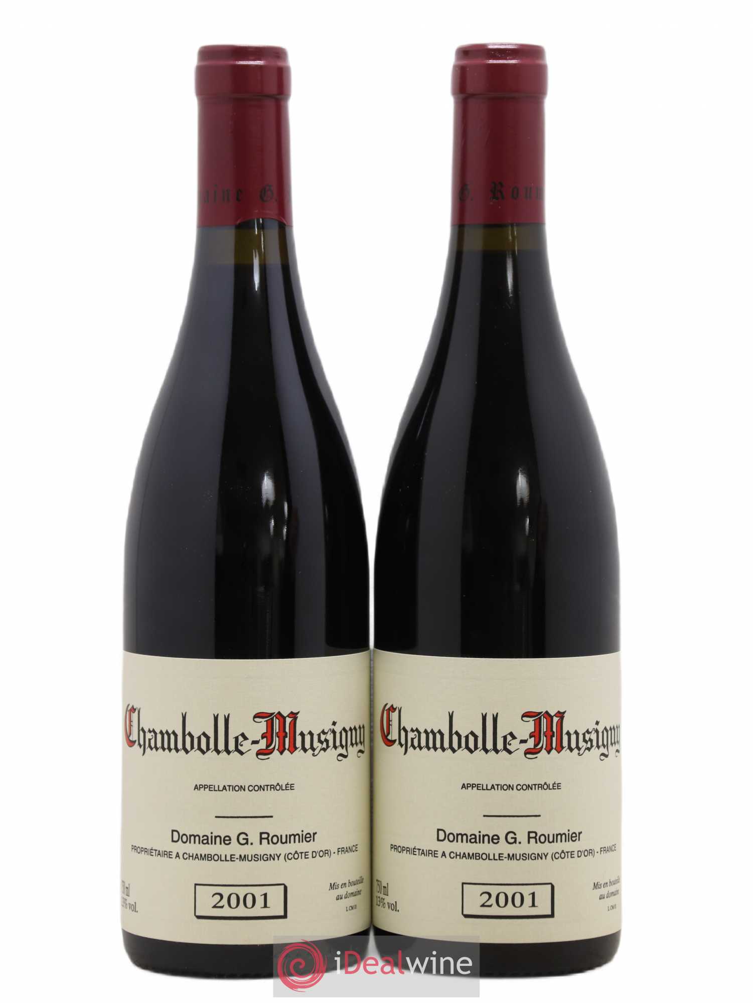 Chambolle-Musigny Georges Roumier (Domaine) 2001 - Lot de 2 bouteilles - 0
