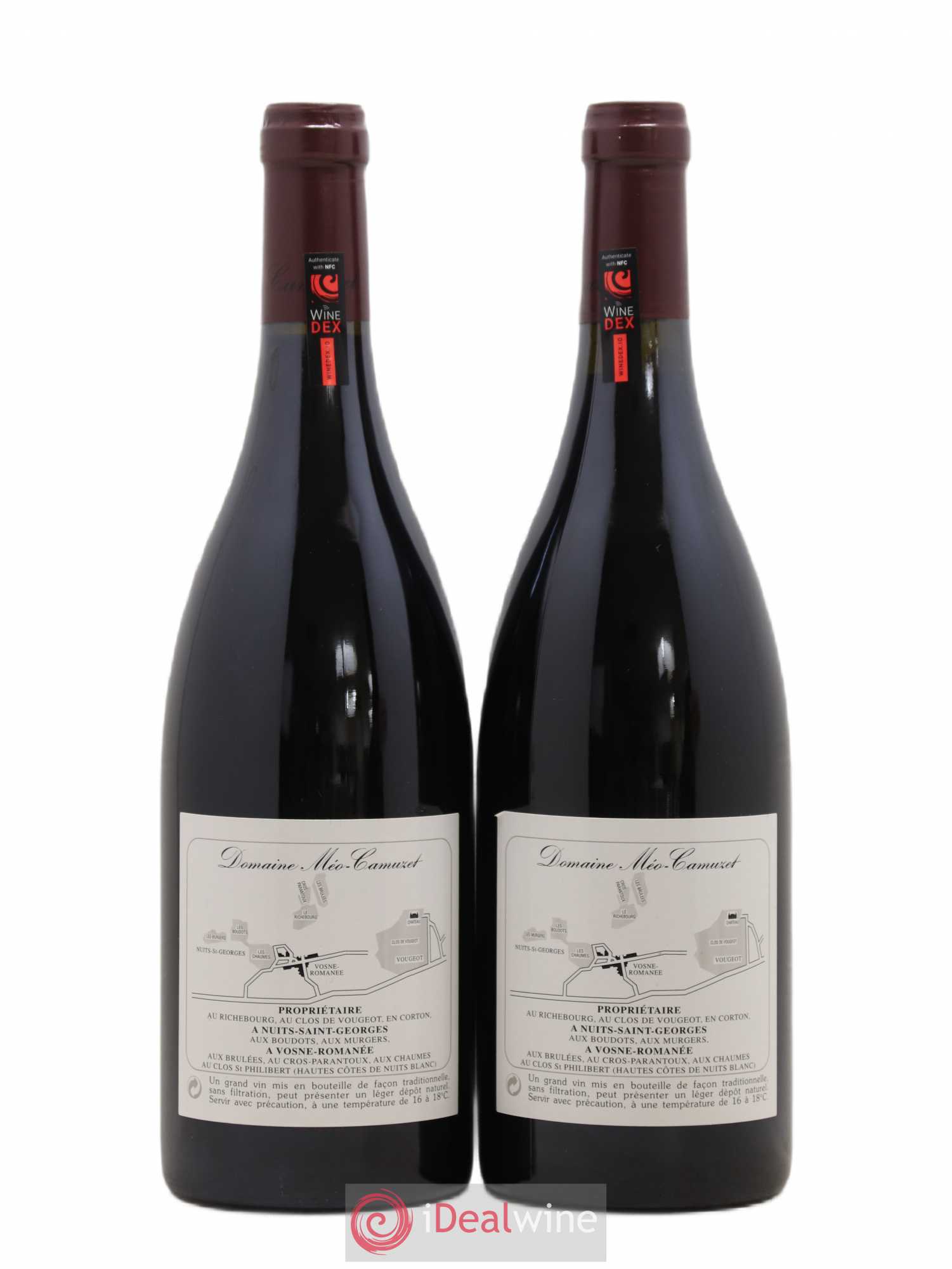 Clos de Vougeot Grand Cru Méo-Camuzet (Domaine) 1996 - Lot de 2 bouteilles - 1