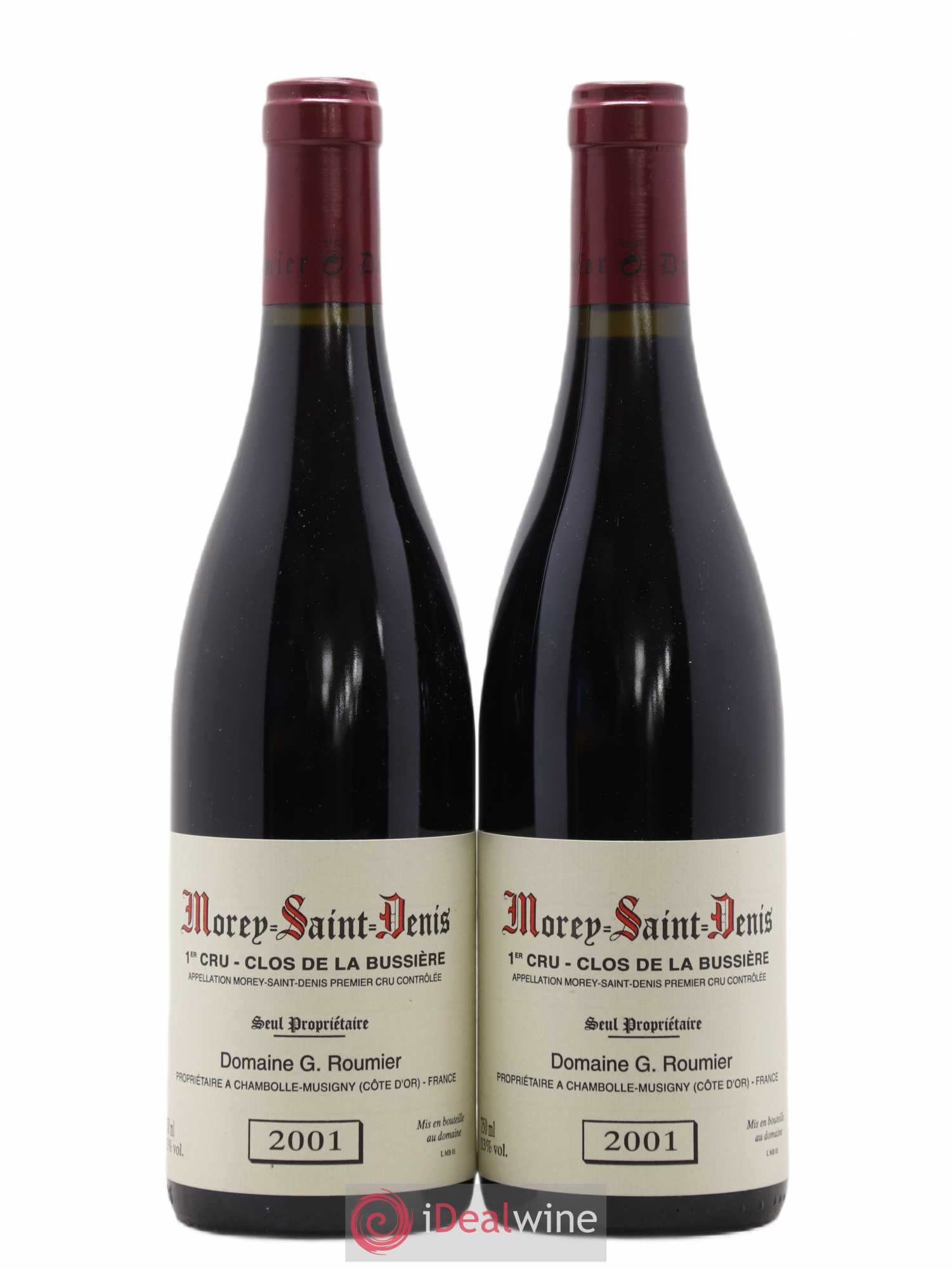 Morey-Saint-Denis 1er Cru Clos de la Bussière Georges Roumier (Domaine) 2001 - Lot de 2 bouteilles - 0