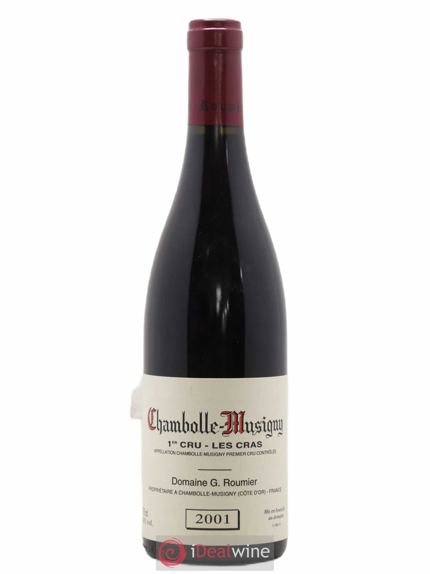 Chambolle-Musigny 1er Cru Les Cras Georges Roumier (Domaine) 2001 - Lot de 1 bouteille - 0