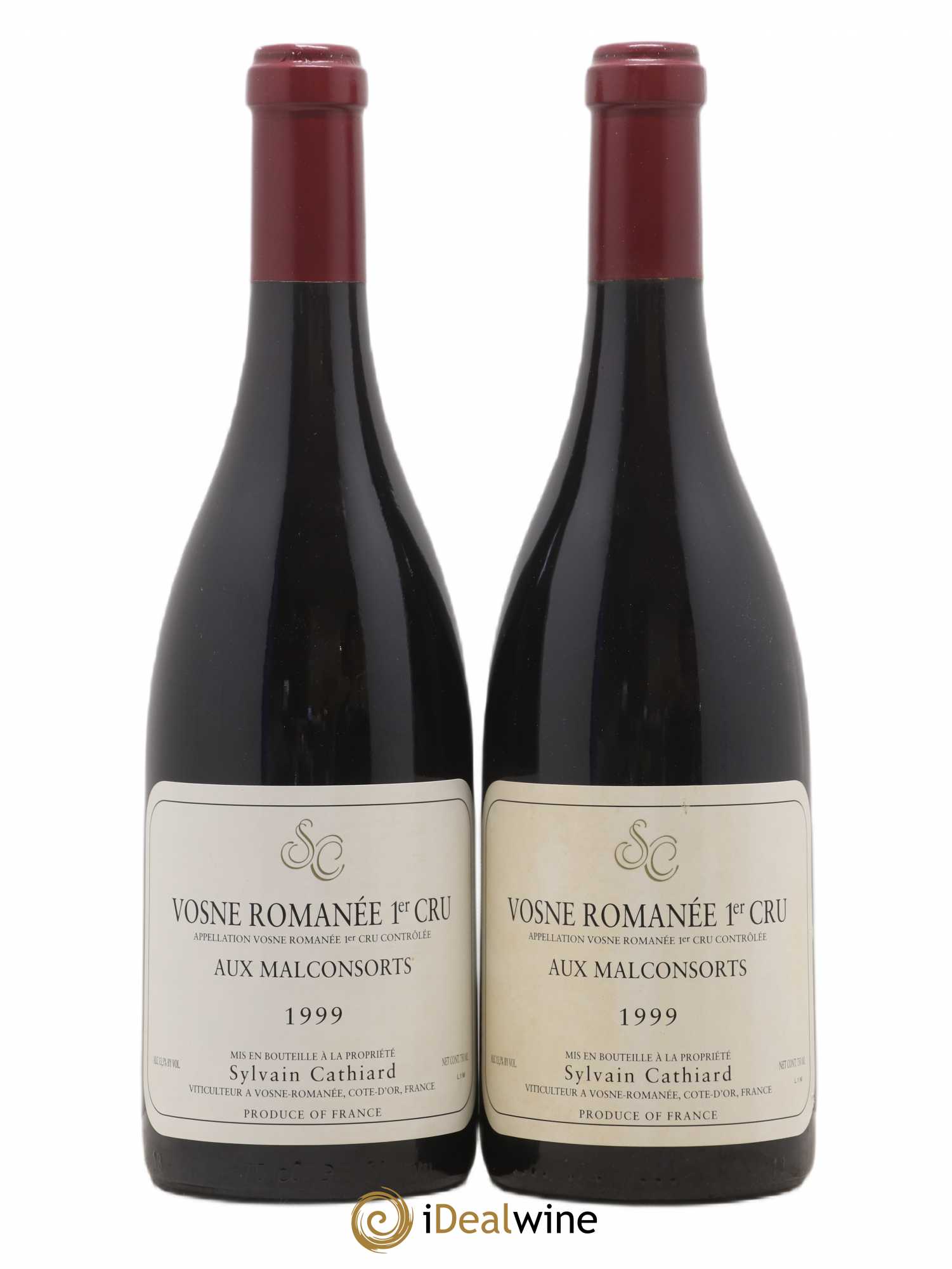 Vosne-Romanée 1er Cru Aux Malconsorts Sylvain Cathiard & Fils 1999 - Lot de 2 bouteilles - 0