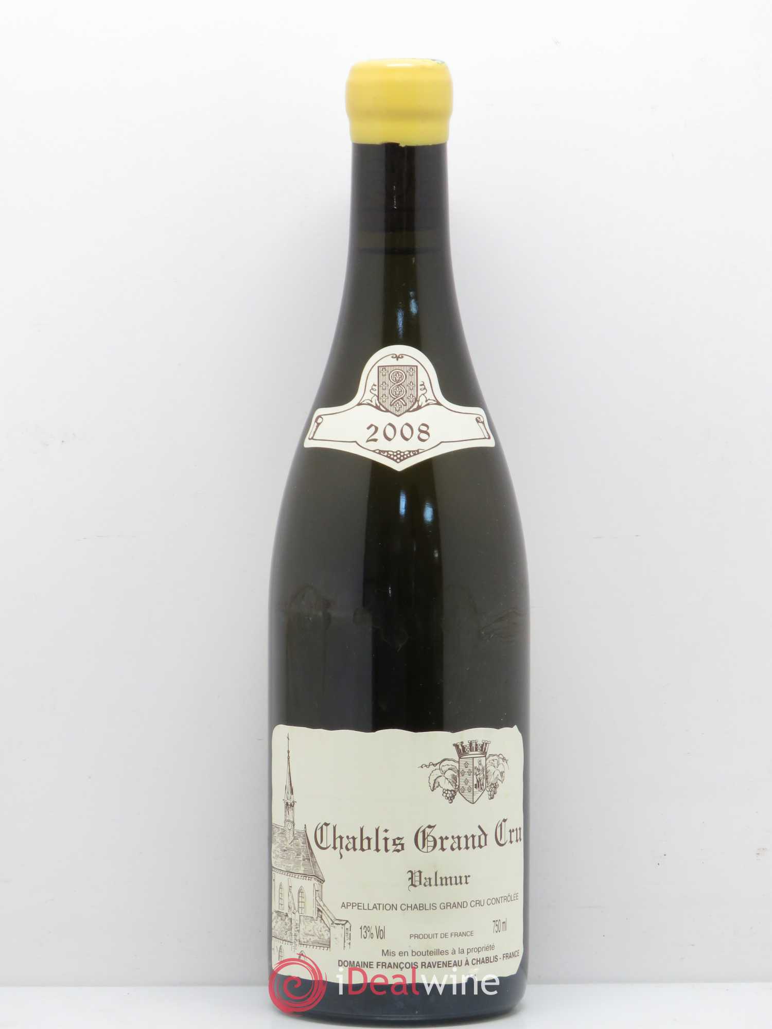 Chablis Grand Cru Valmur Raveneau (Domaine) 2008 - Lot de 1 bouteille - 0