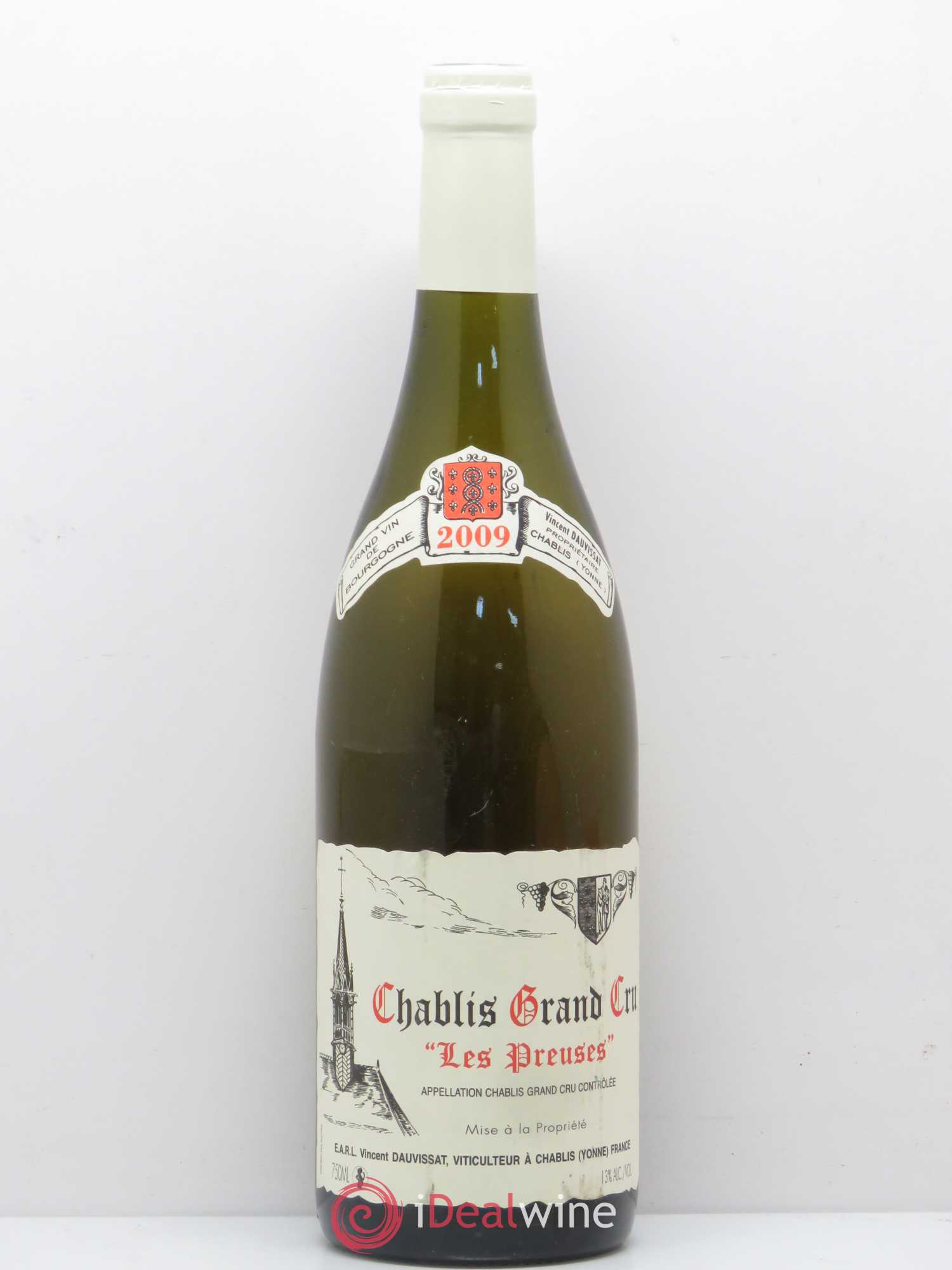 Chablis Grand Cru Les Preuses Vincent Dauvissat (Domaine) 2009 - Lot de 1 bouteille - 0