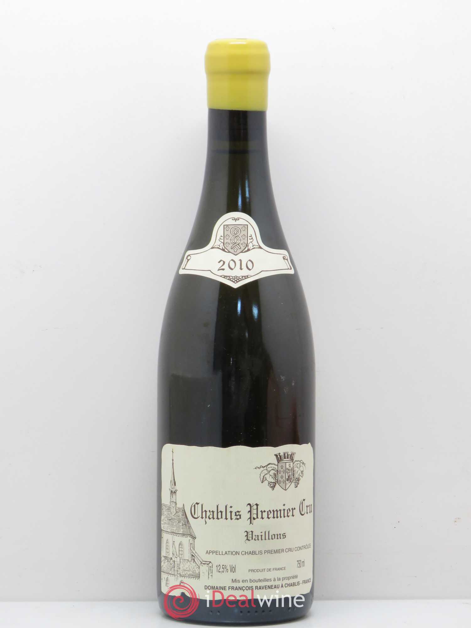 Chablis 1er Cru Vaillons Raveneau (Domaine) 2010 - Lot de 1 bouteille - 0