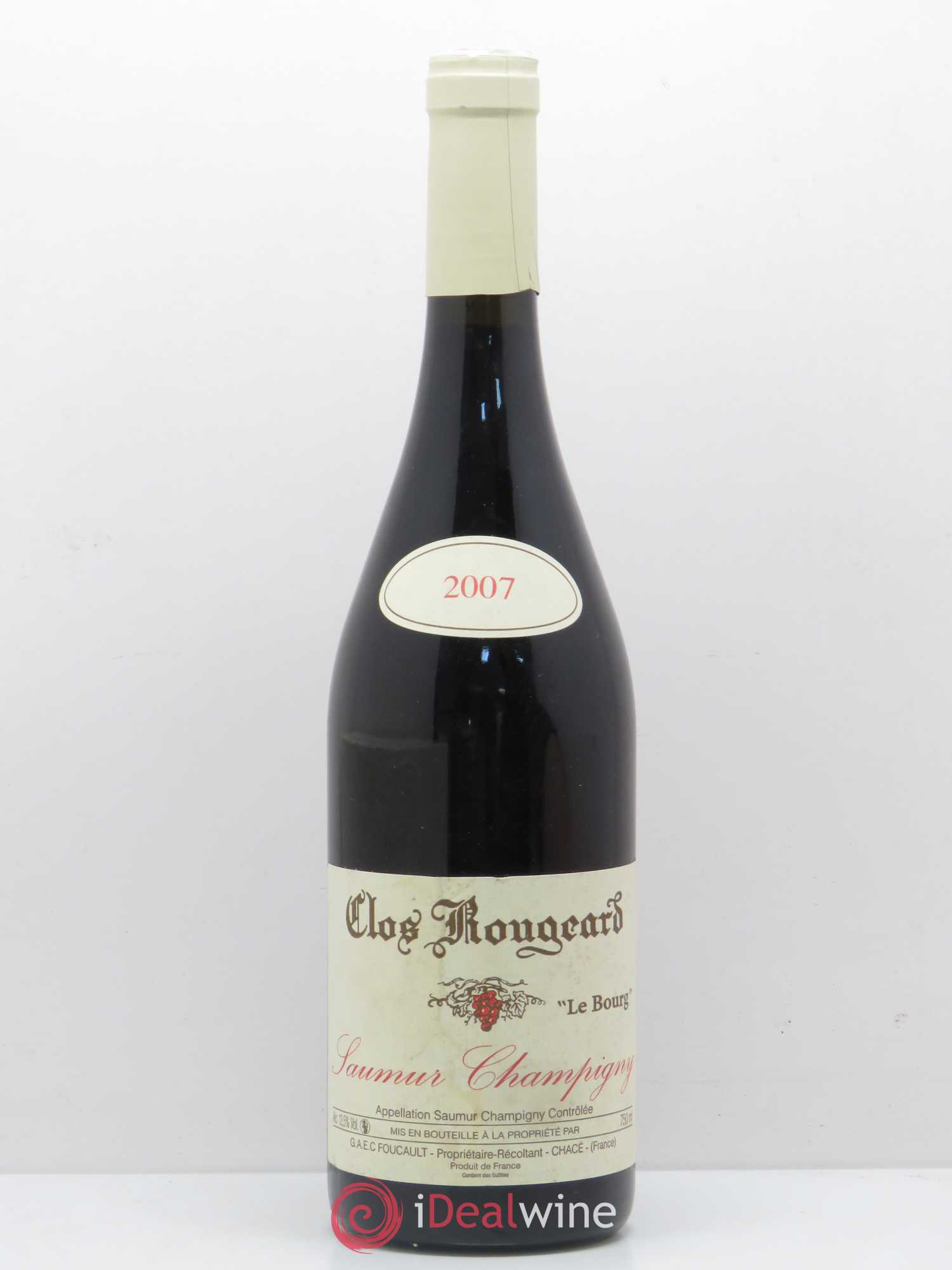 Saumur-Champigny Le Bourg Clos Rougeard 2007 - Lot de 1 bouteille - 0
