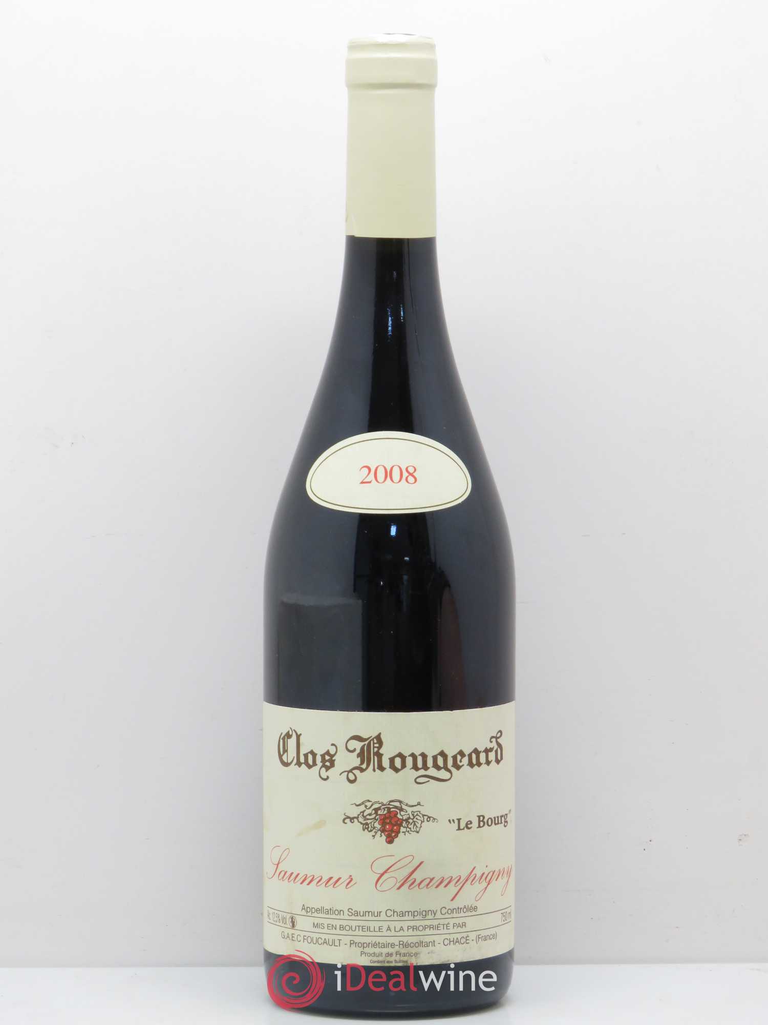 Saumur-Champigny Le Bourg Clos Rougeard 2008 - Lot de 1 bouteille - 0