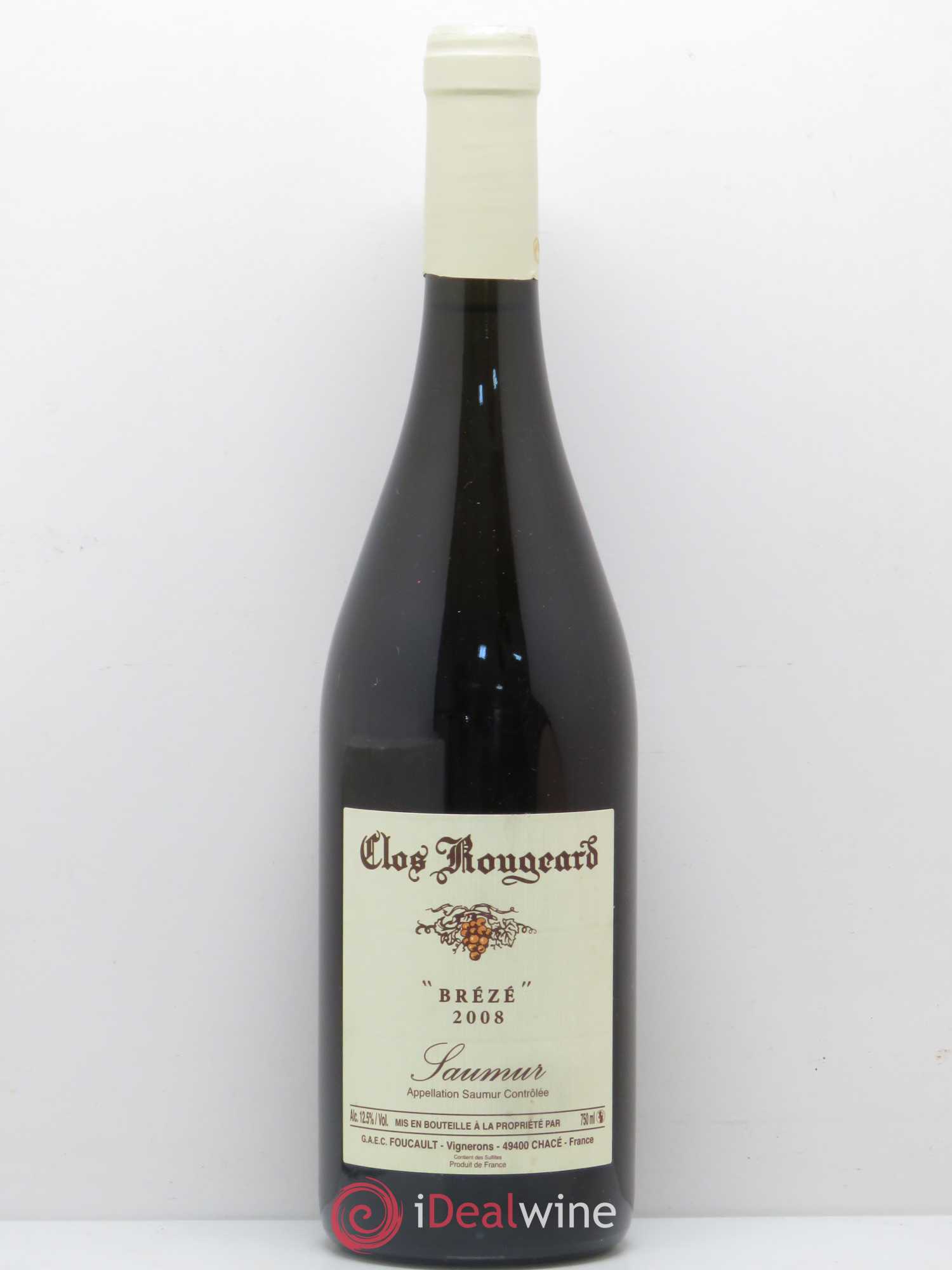 Saumur Brézé Clos Rougeard 2008 - Posten von 1 Flasche - 0