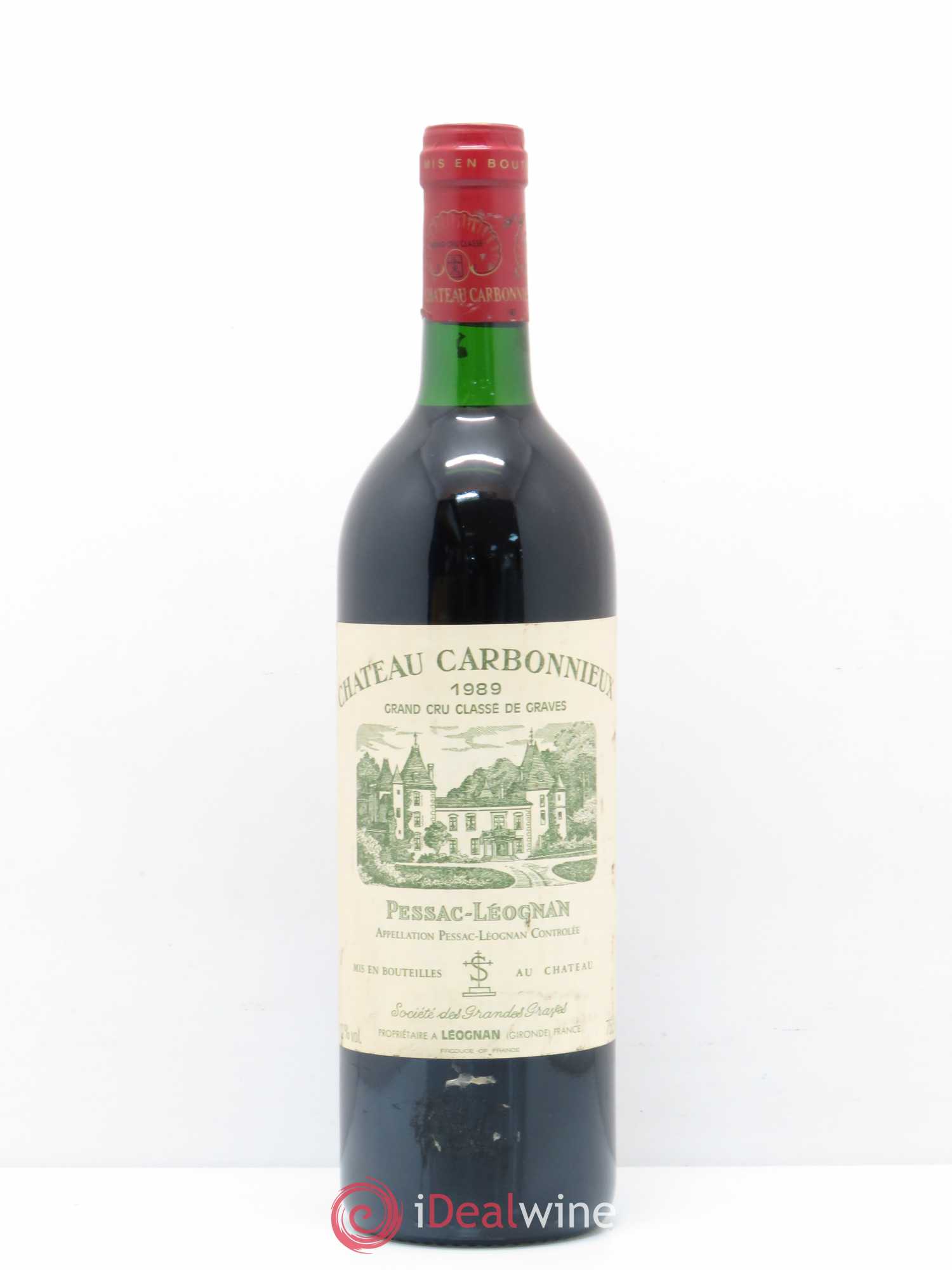 Château Carbonnieux Cru Classé de Graves 1989 - Lot de 1 bouteille - 0