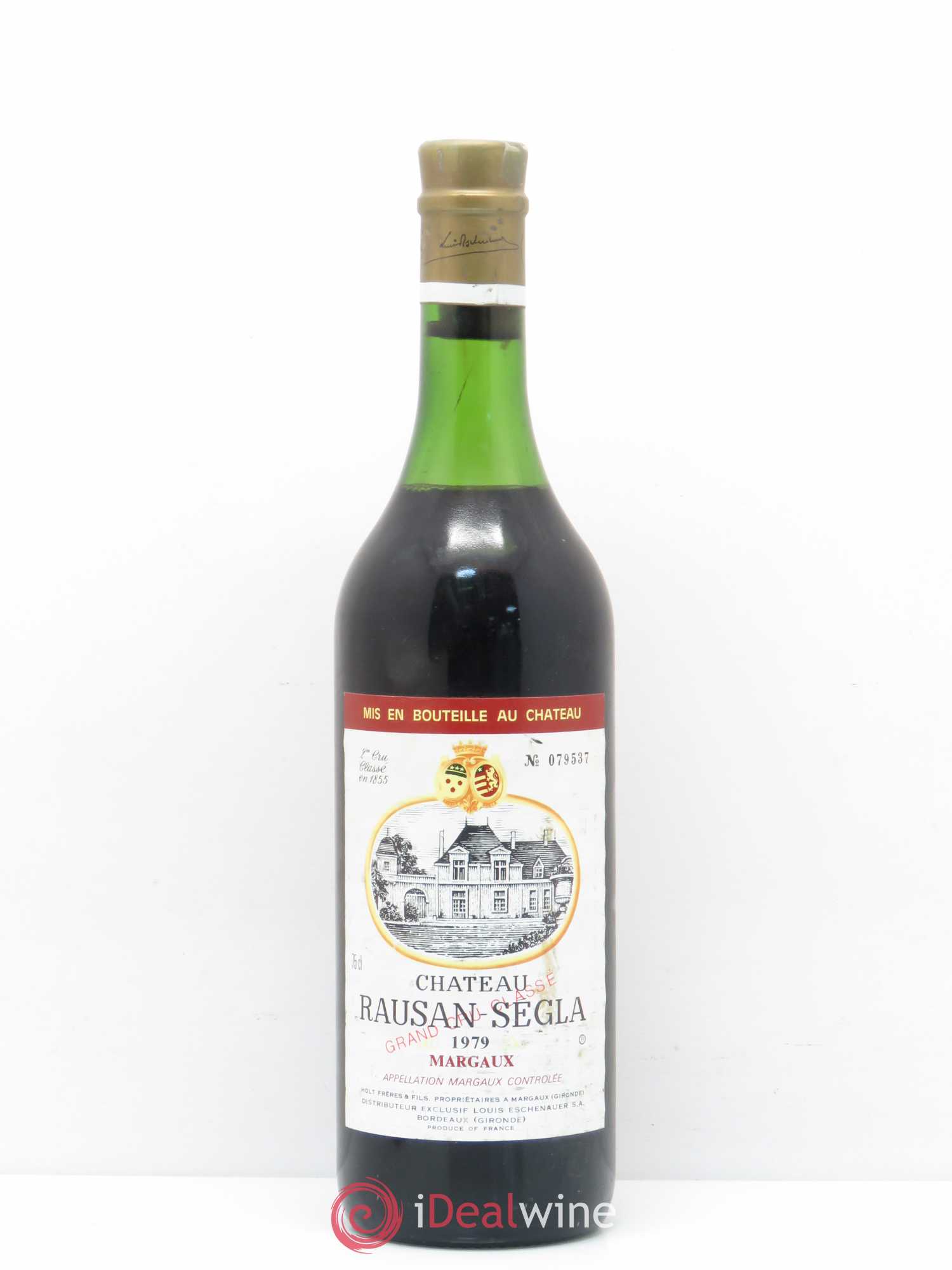 Château Rauzan Ségla Grand Cru Classé 1979 - Lot de 1 bouteille - 0