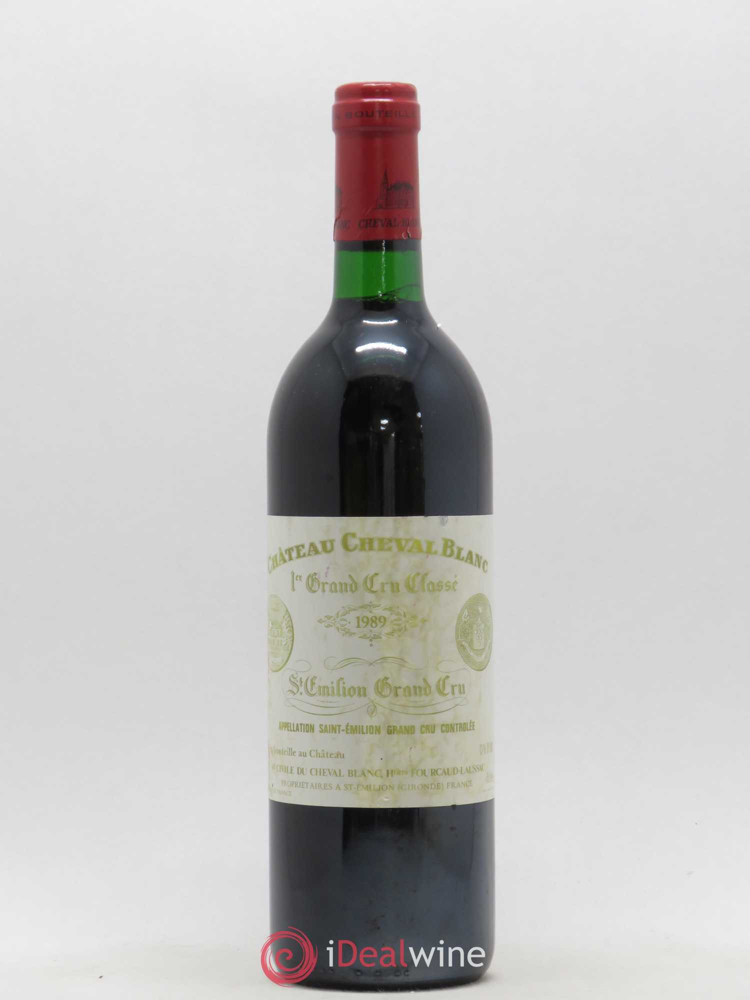 Château Cheval Blanc 1er Grand Cru Classé A 1989 - Lot de 1 bouteille - 0
