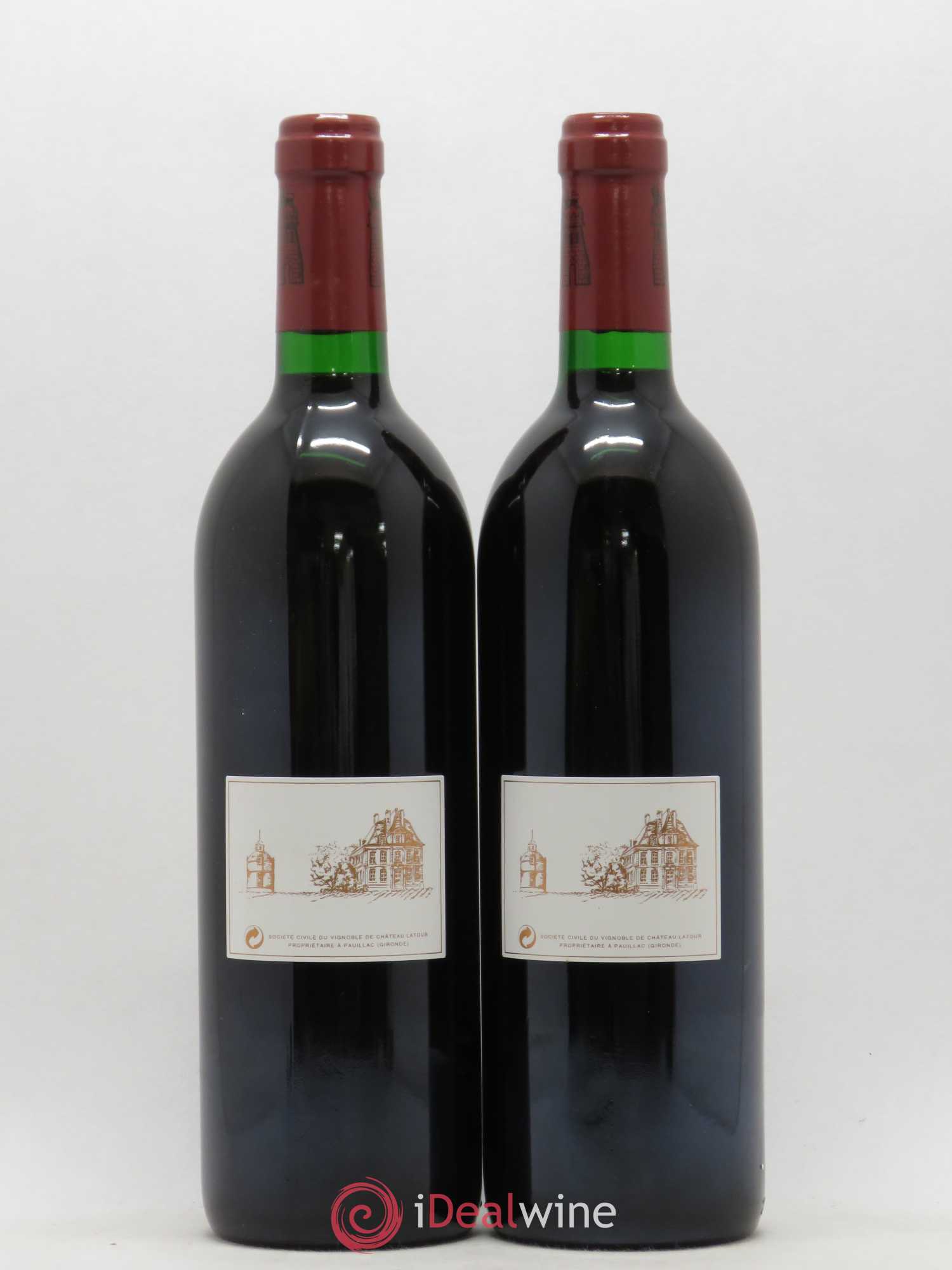 Château Latour 1er Grand Cru Classé 1993 - Lot de 2 bouteilles - 1