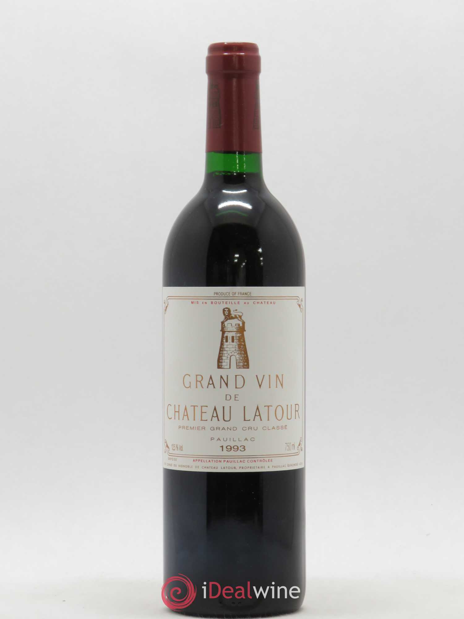Château Latour 1er Grand Cru Classé 1993 - Lot de 1 bouteille - 0