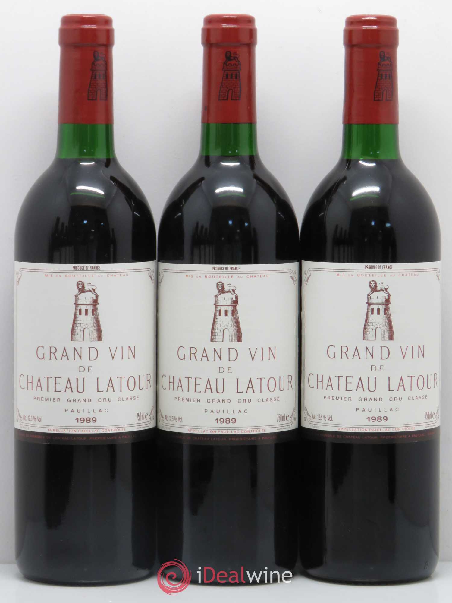 Château Latour 1er Grand Cru Classé 1989 - Lot de 12 bouteilles - 2