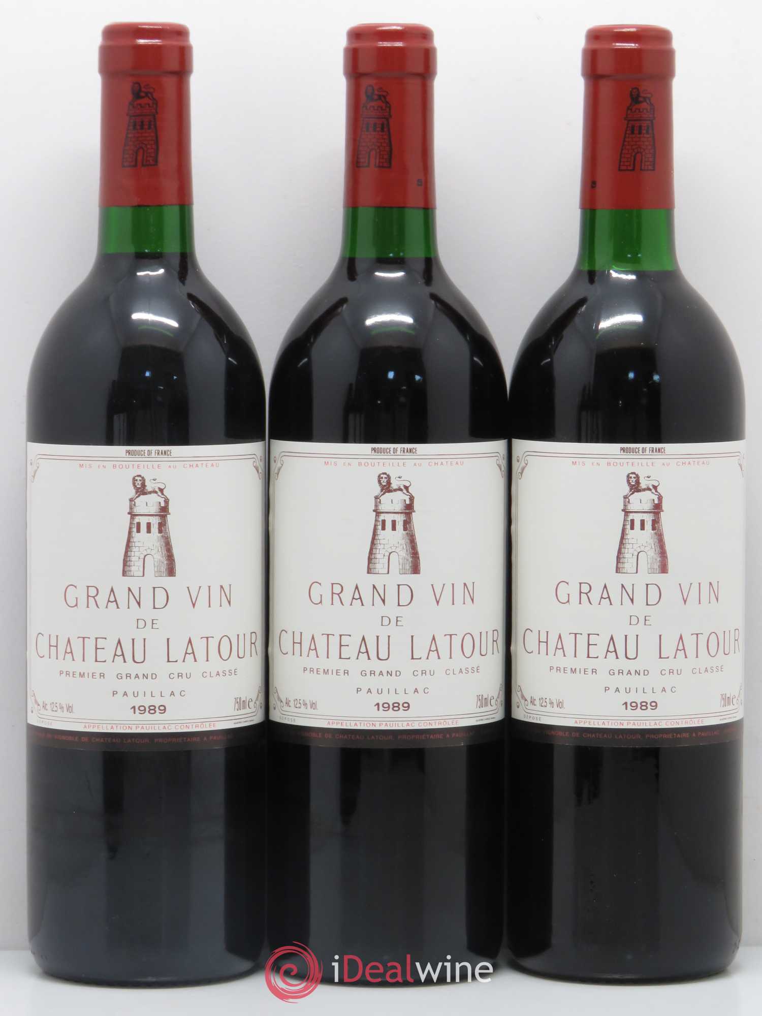 Château Latour 1er Grand Cru Classé 1989 - Lot de 12 bouteilles - 3