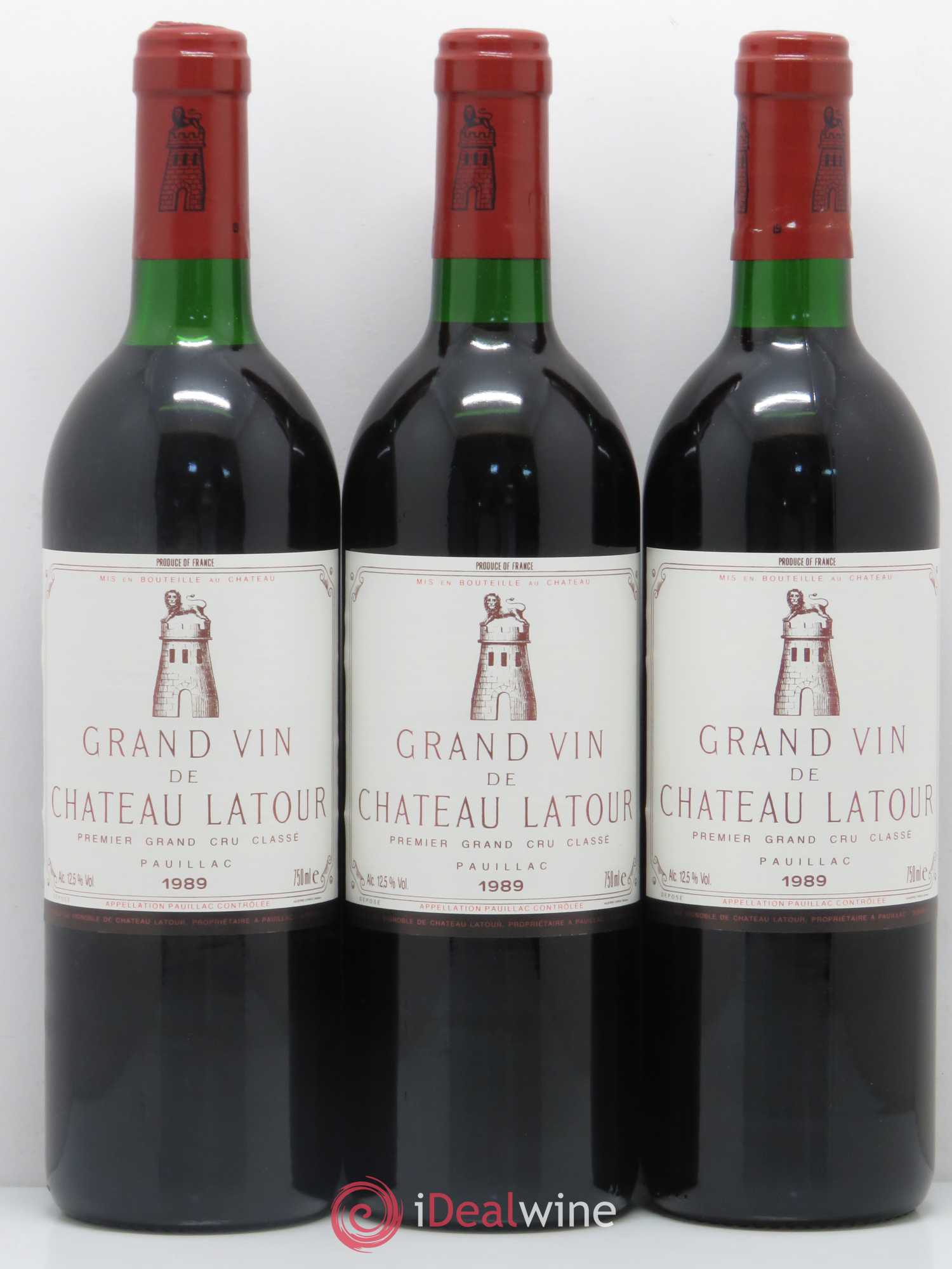 Château Latour 1er Grand Cru Classé 1989 - Lot de 12 bouteilles - 4