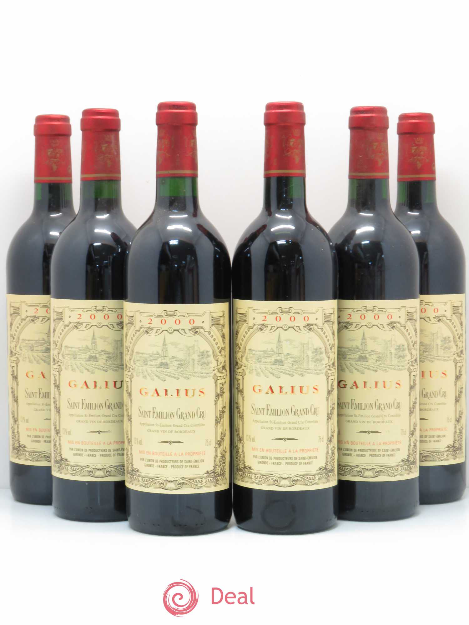 Château Galius 2000 - Lot de 6 bouteilles - 0