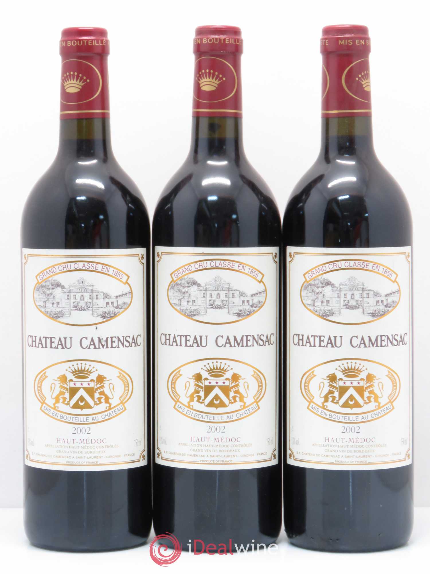 Château Camensac 5ème Grand Cru Classé 2002 - Lot de 6 bouteilles - 2