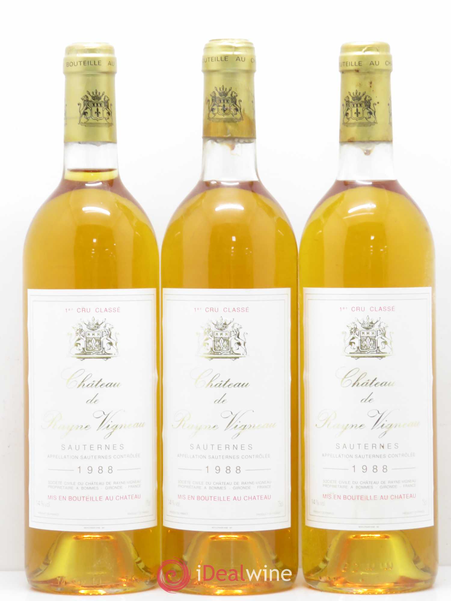 Château de Rayne Vigneau 1er Grand Cru Classé 1988 - Lotto di 12 bottiglie - 2