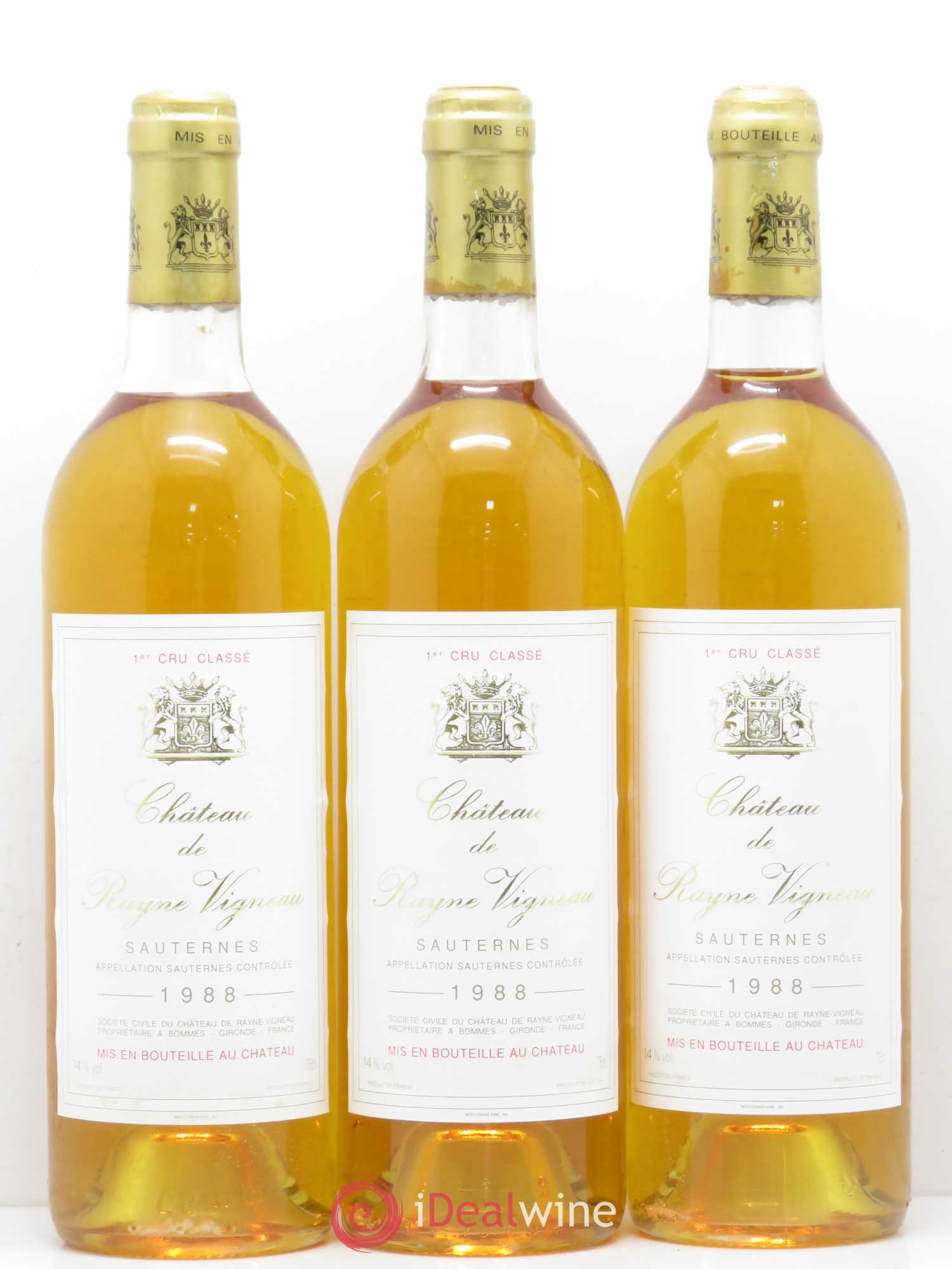 Château de Rayne Vigneau 1er Grand Cru Classé 1988 - Lotto di 12 bottiglie - 3