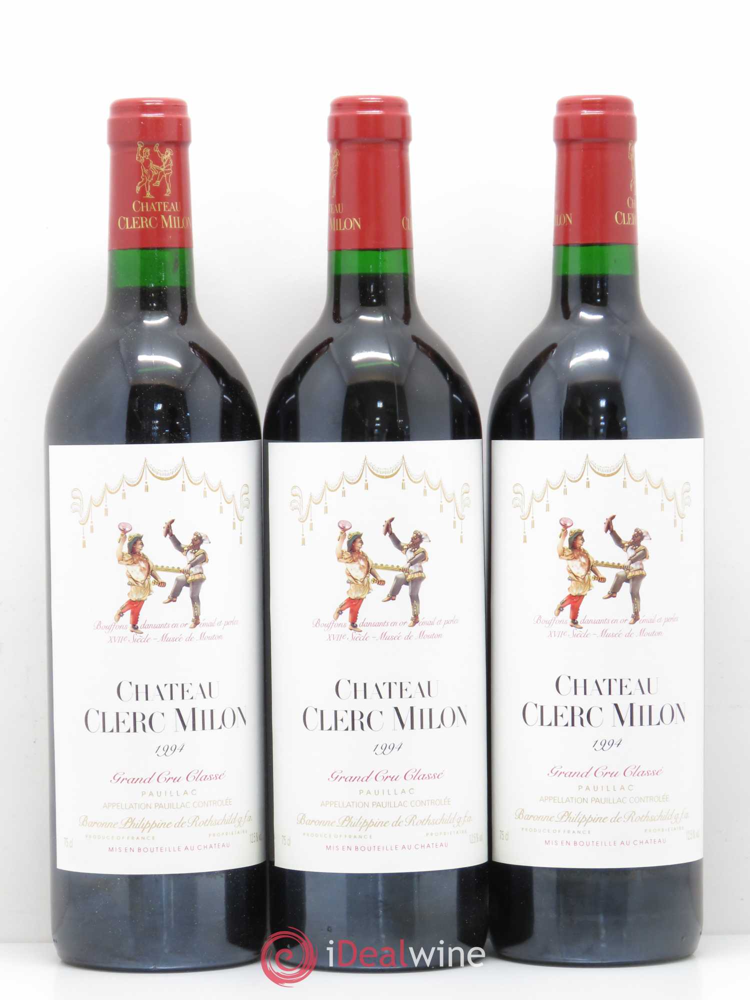 Château Clerc Milon 5ème Grand Cru Classé 1994 - Lot de 6 bouteilles - 2