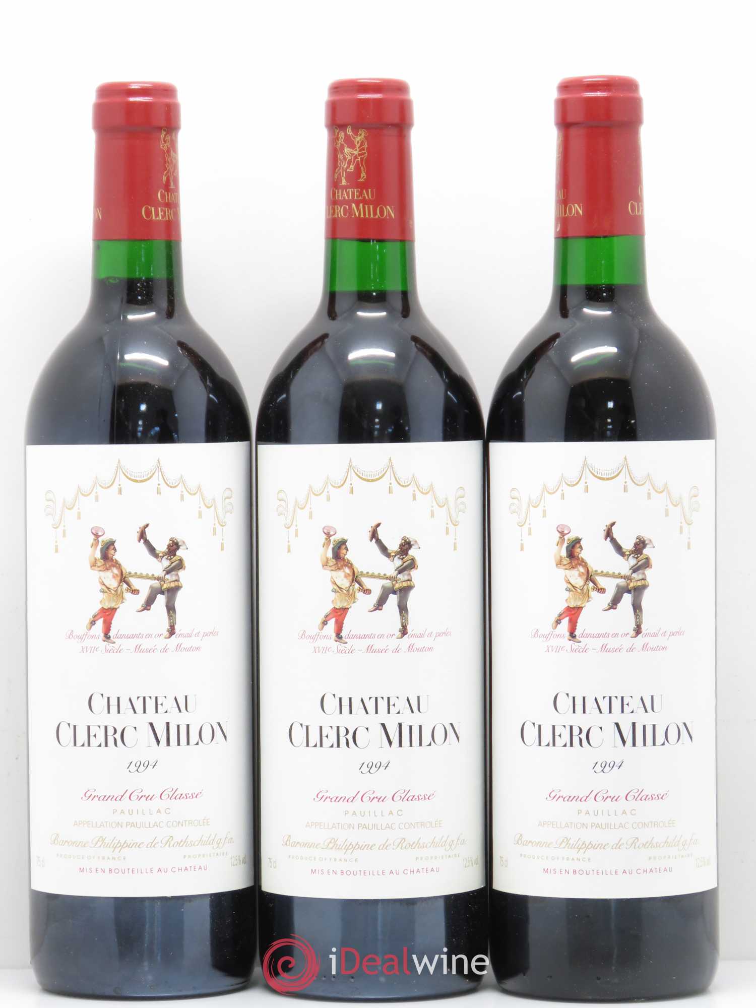 Château Clerc Milon 5ème Grand Cru Classé 1994 - Lot de 6 bouteilles - 2