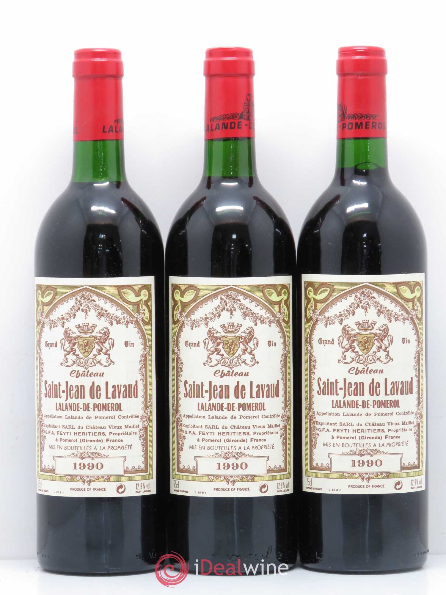 Bordeaux Saint Jean de Lavaud Lalande de Pomerol (sans prix de réserve) 1990 - Posten von 12 Flaschen - 4