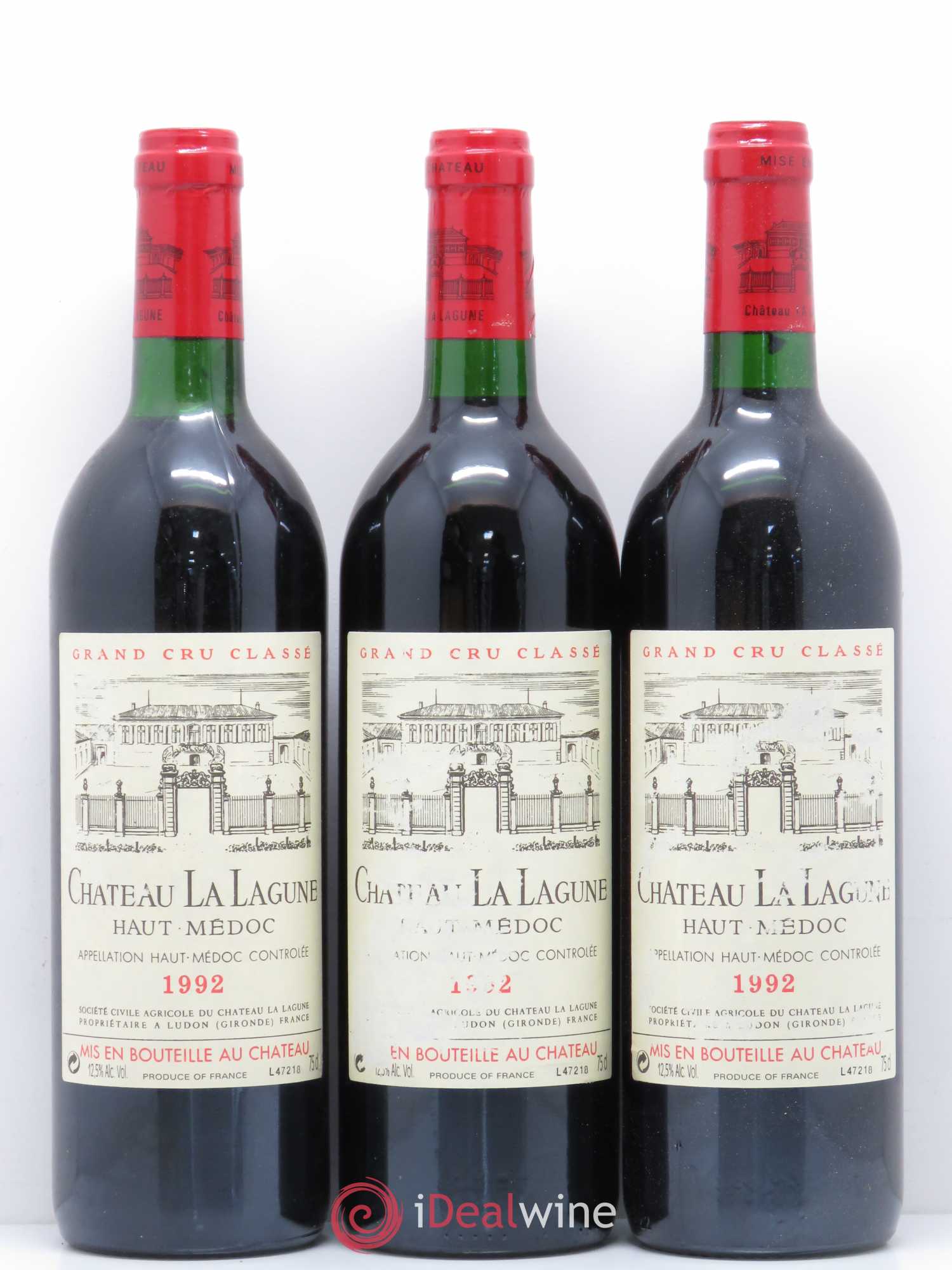 Château la Lagune 3ème Grand Cru Classé 1992 - Lot de 12 bouteilles - 2