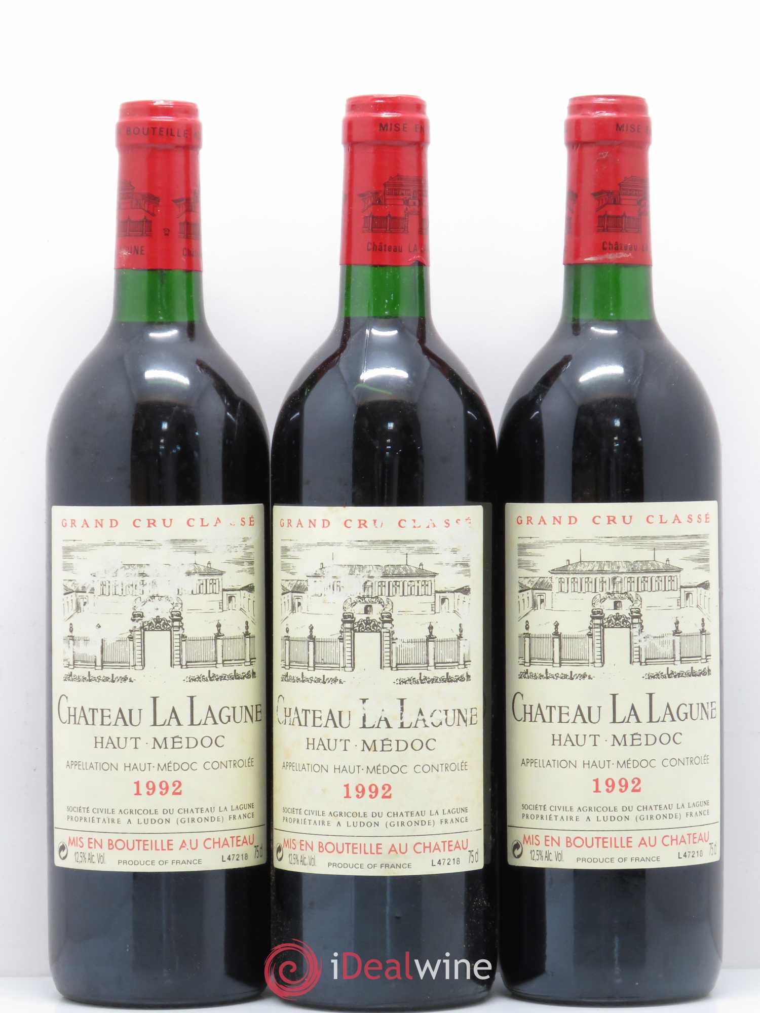 Château la Lagune 3ème Grand Cru Classé 1992 - Lot de 12 bouteilles - 3