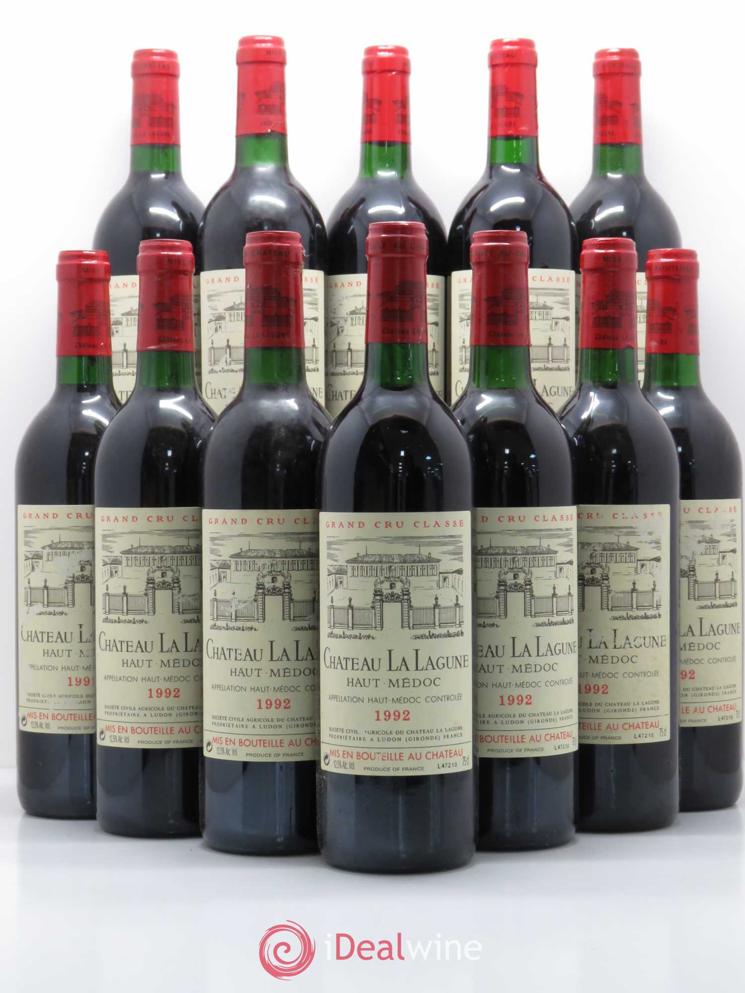 Château la Lagune 3ème Grand Cru Classé 1992 - Lot de 12 bouteilles - 0