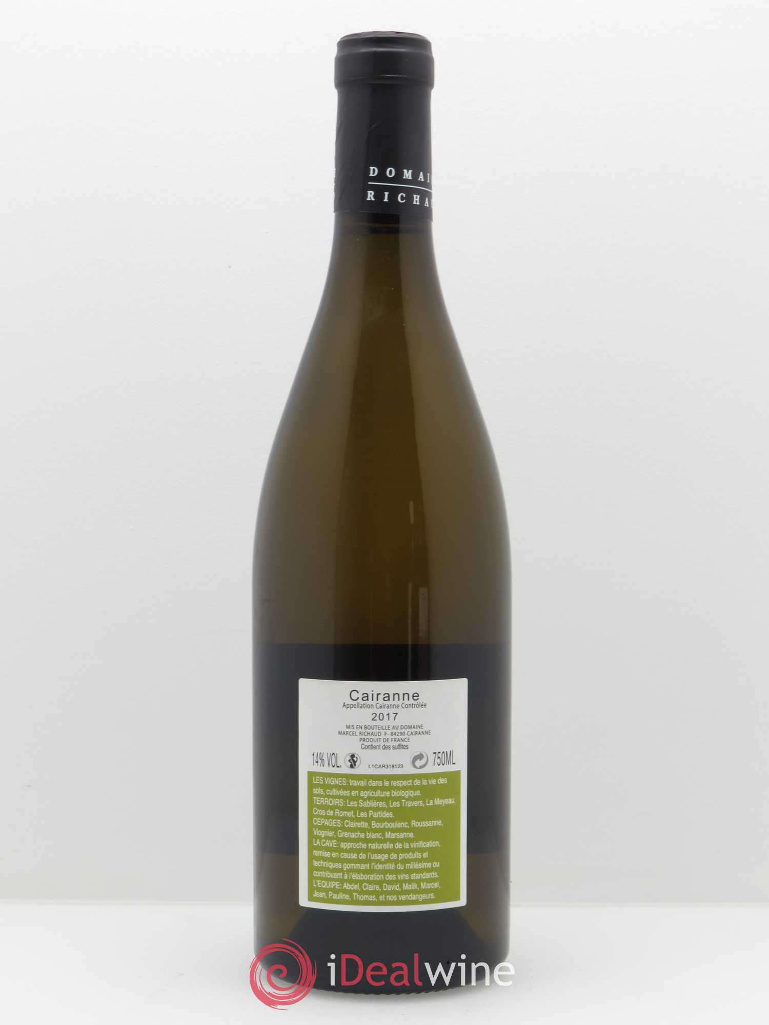 Cairanne Marcel Richaud 2017 - Lot de 1 bouteille - 1