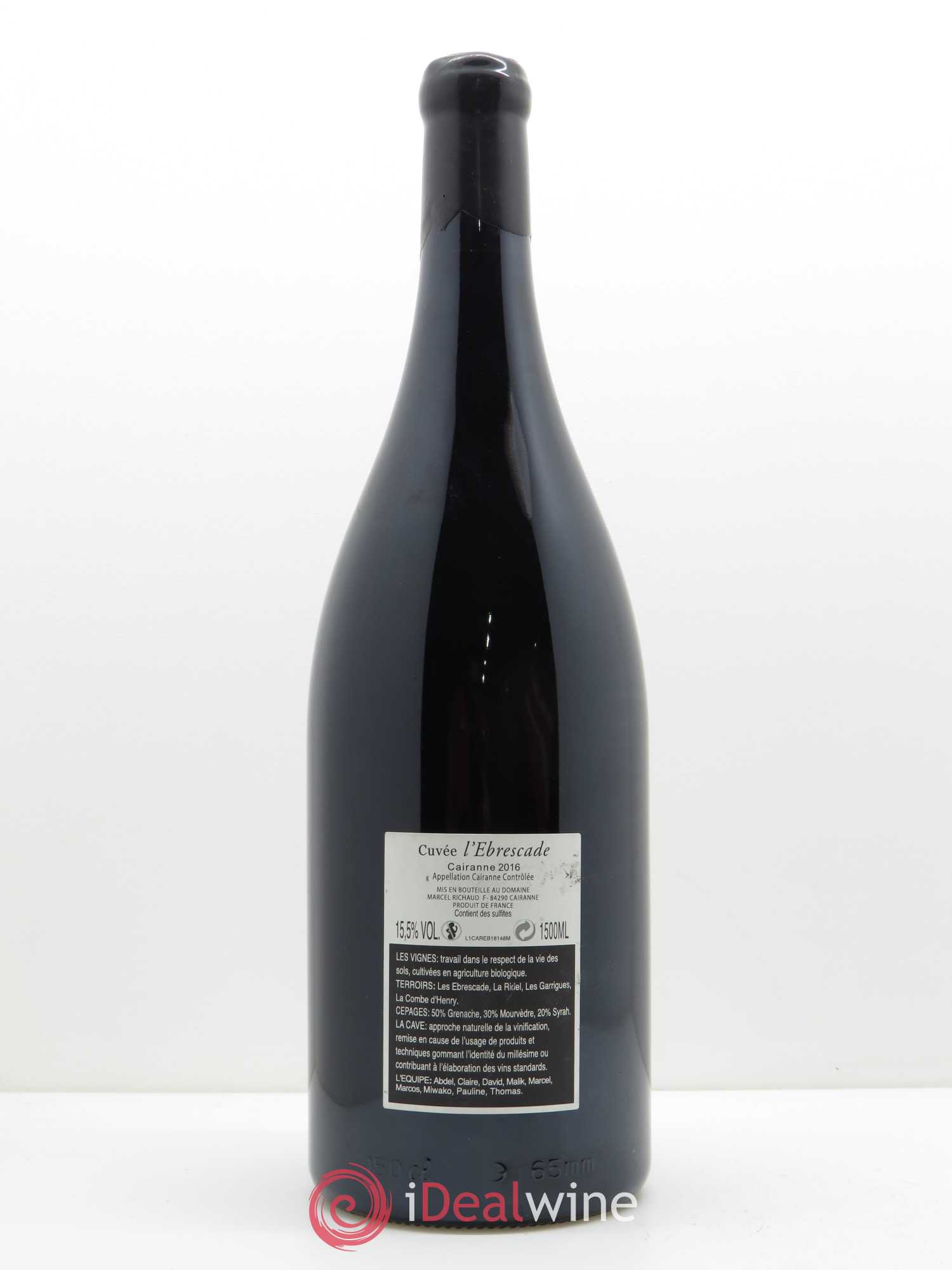 Cairanne Ebrescade Marcel Richaud 2016 - Lot de 1 magnum - 1