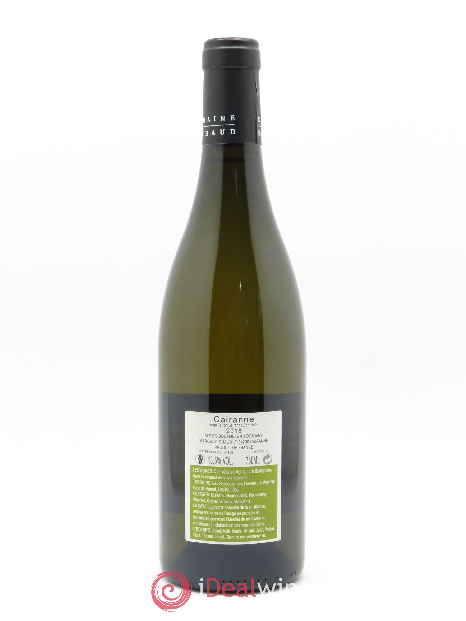 Cairanne Marcel Richaud 2018 - Lot de 1 bouteille - 1