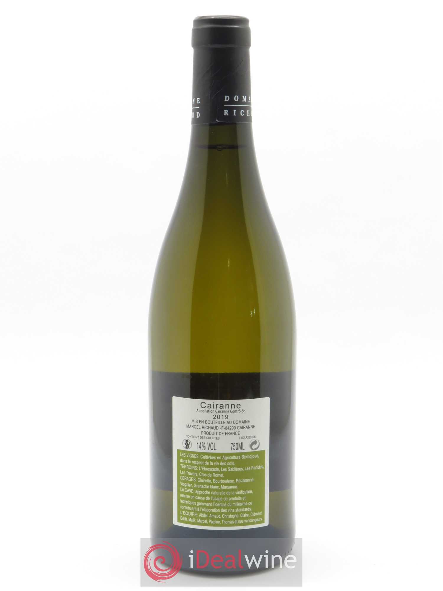 Cairanne Marcel Richaud 2019 - Lot de 1 bouteille - 1