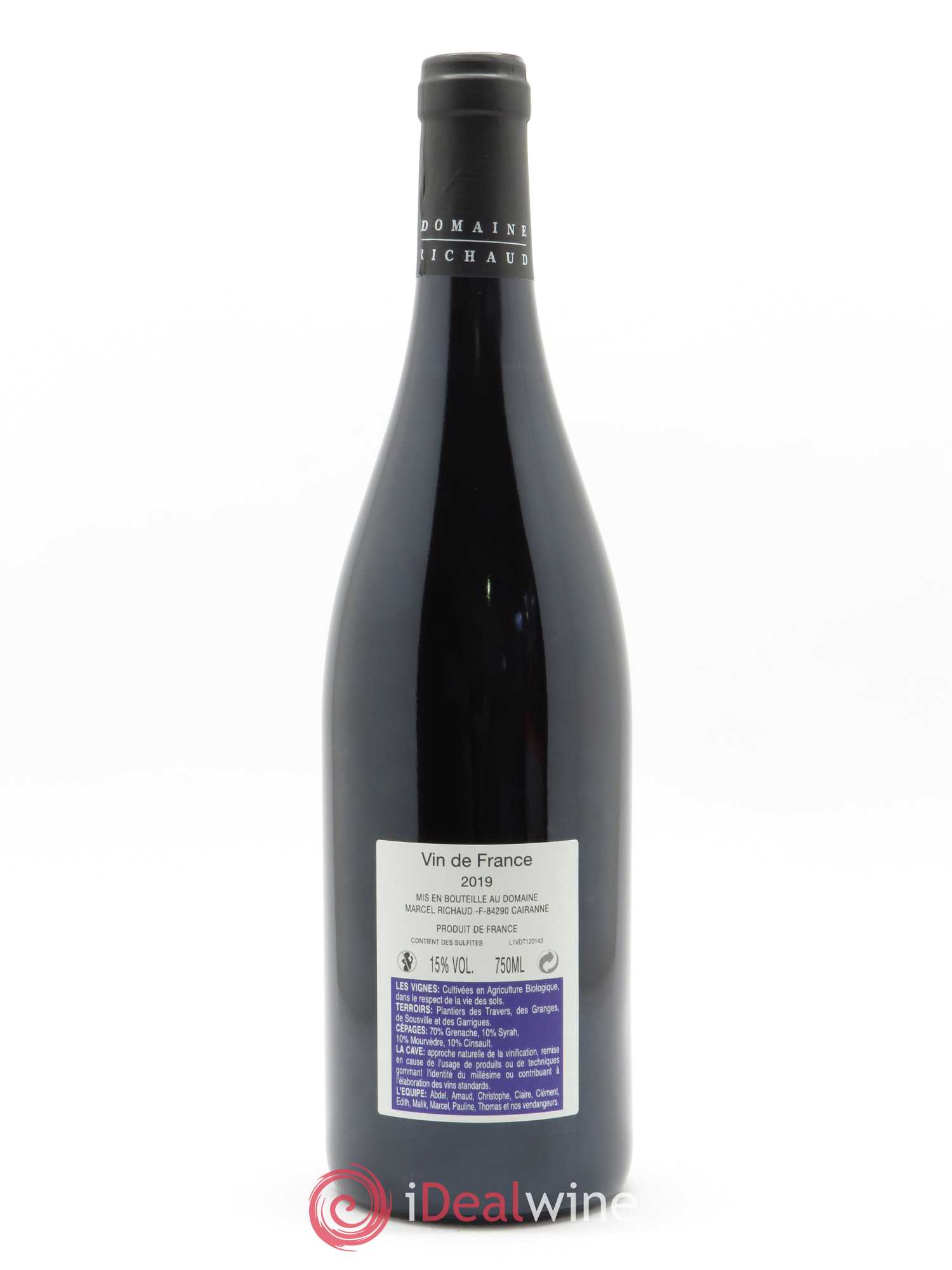 Vin de France A la source Marcel Richaud 2019 - Lot de 1 bouteille - 1