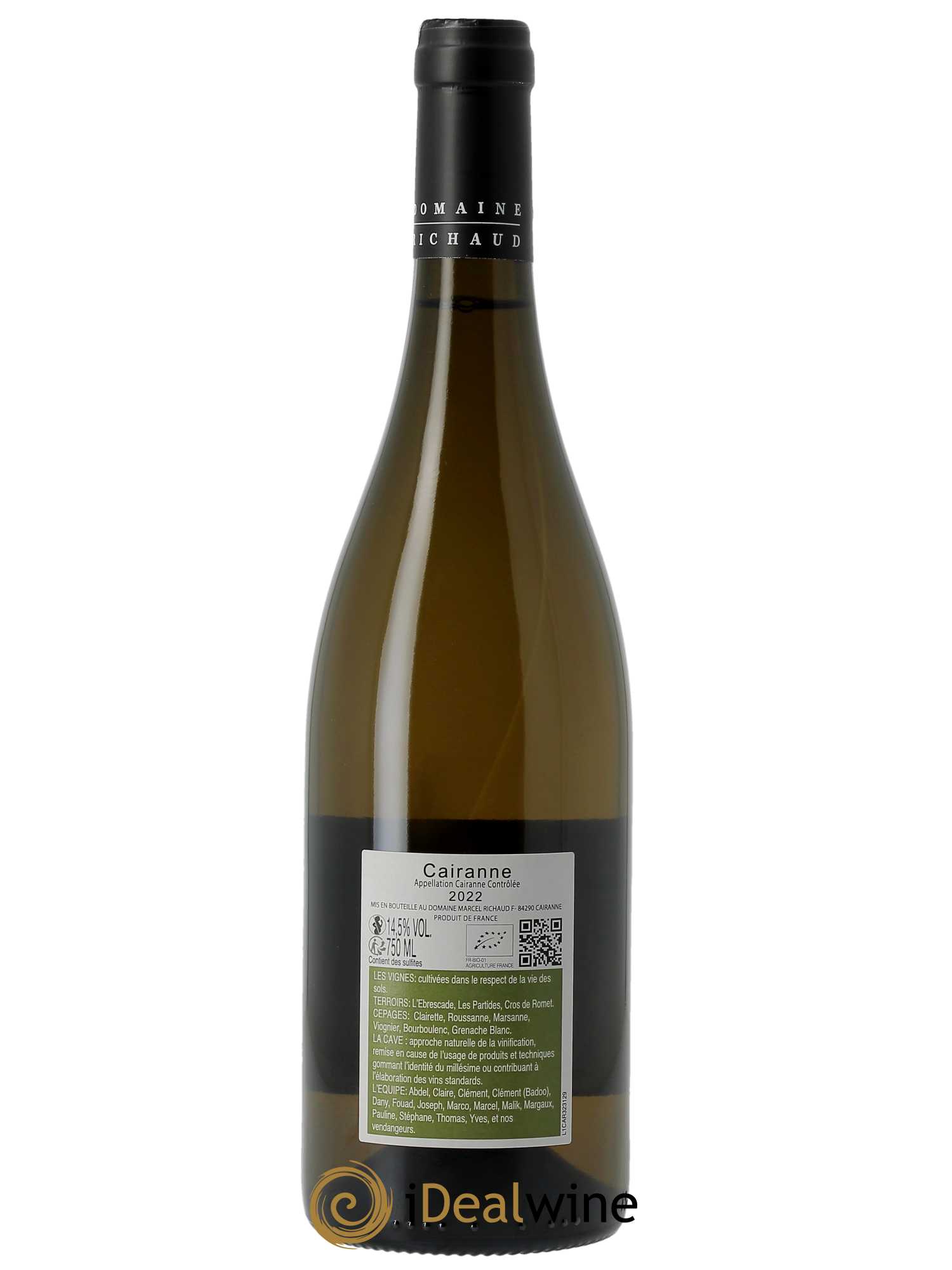 Cairanne Marcel Richaud 2022 - Lot of 1 bottle - 1