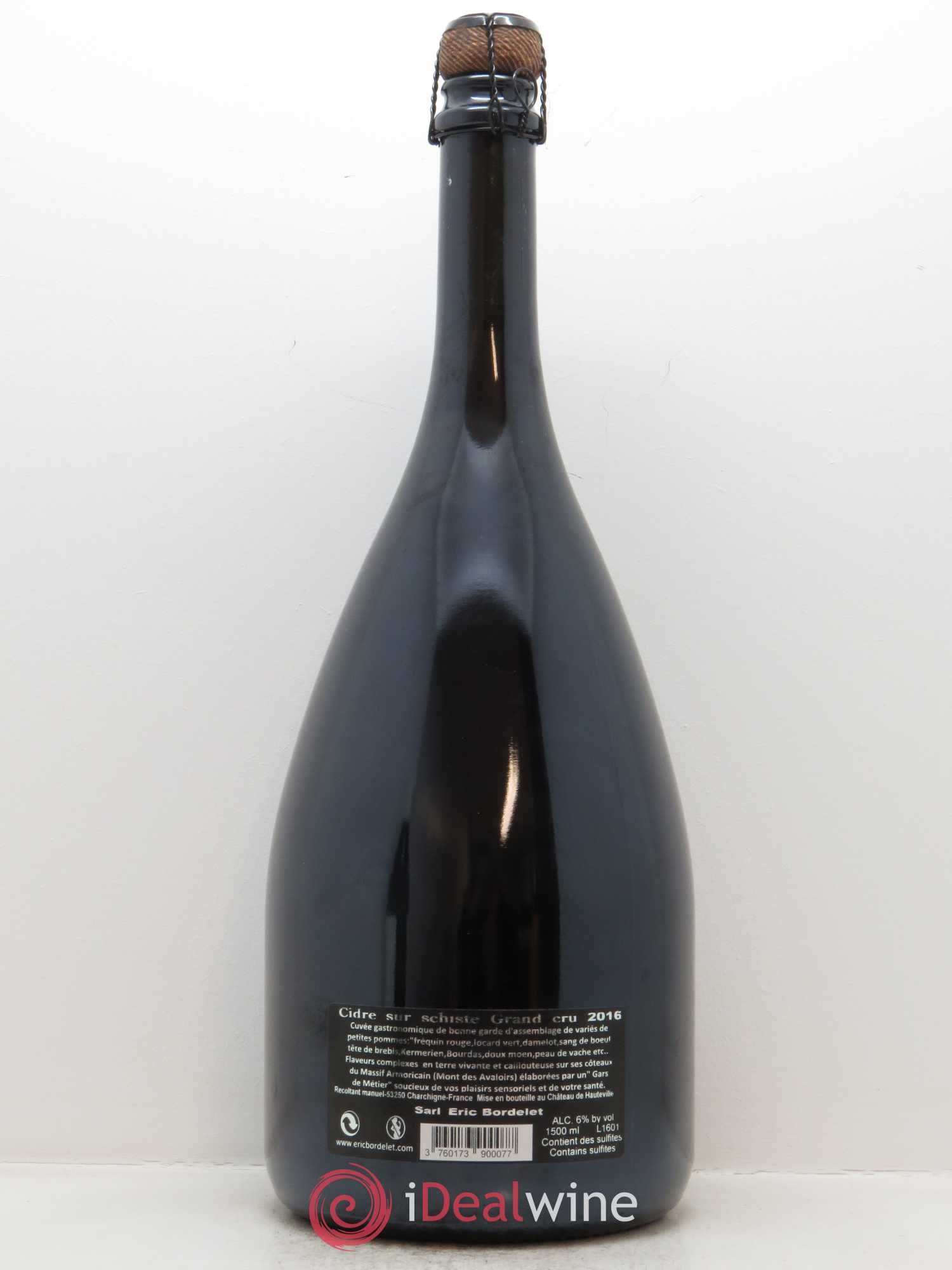 Mayenne Cidre Sydre Argelette Eric Bordelet 2016 - Lot de 1 magnum - 1