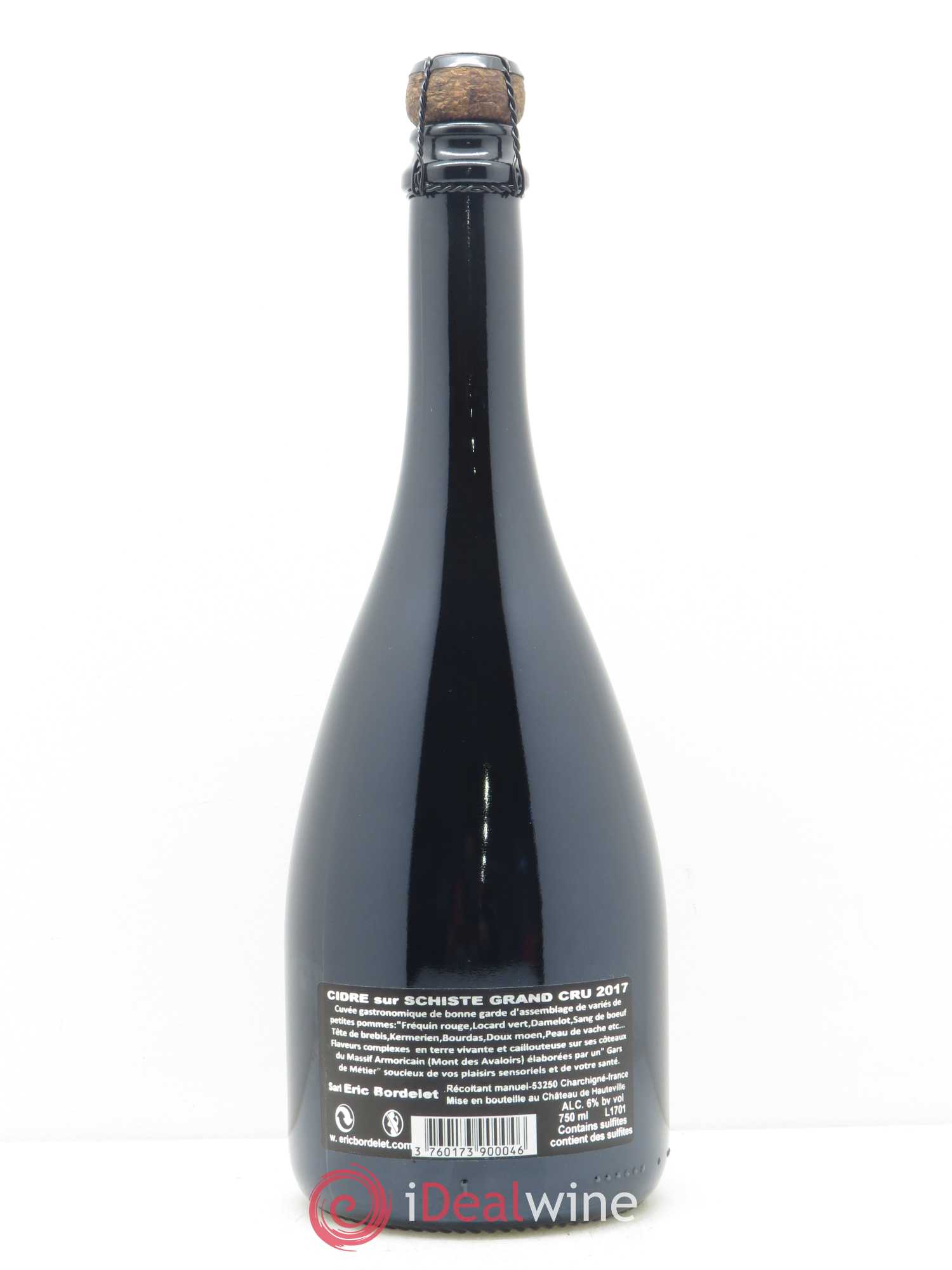 Mayenne Cidre Sydre Argelette Eric Bordelet 2017 - Lot de 1 bouteille - 1