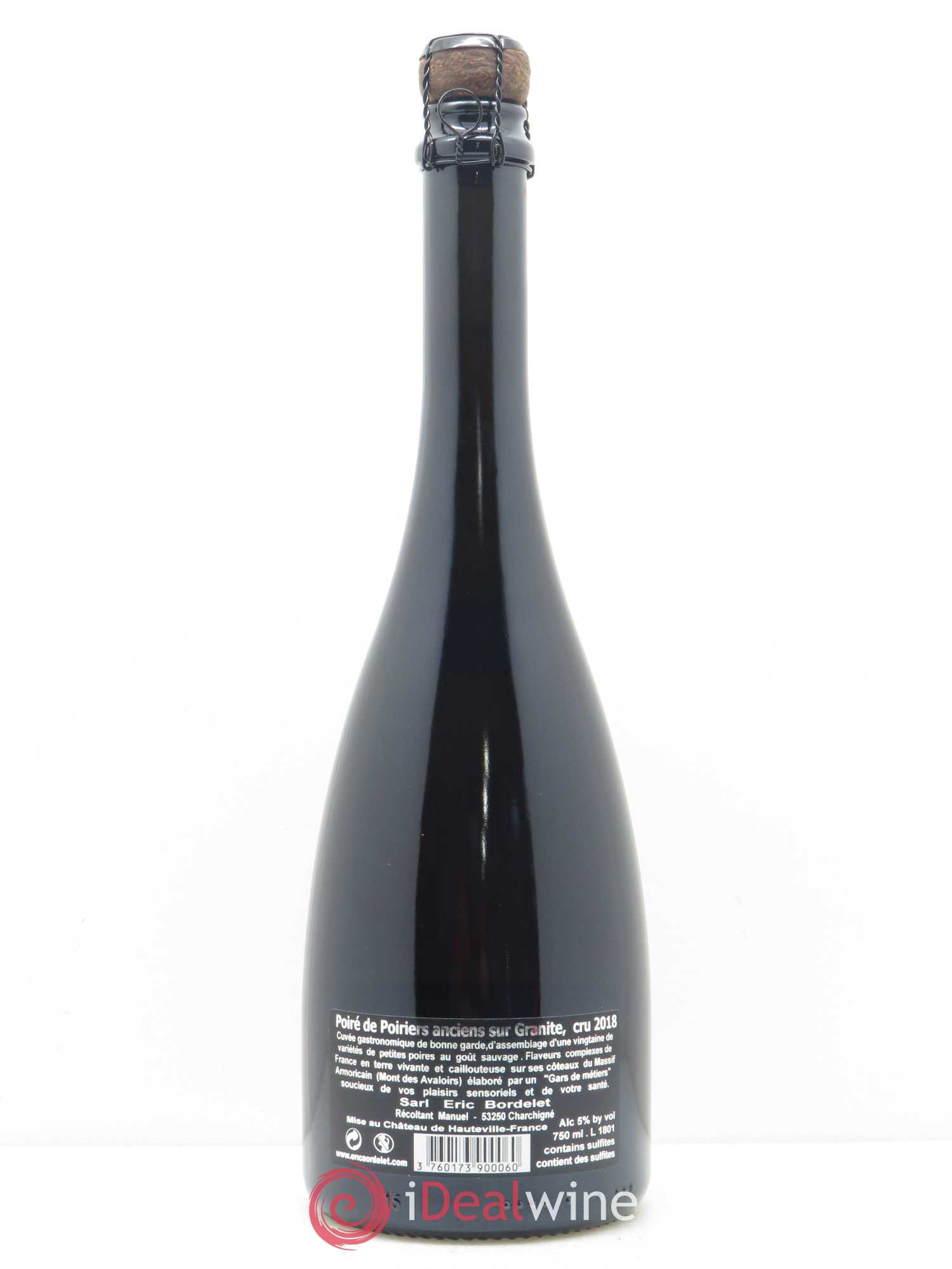 Mayenne Poiré Granit Eric Bordelet 2018 - Lot de 1 bouteille - 1