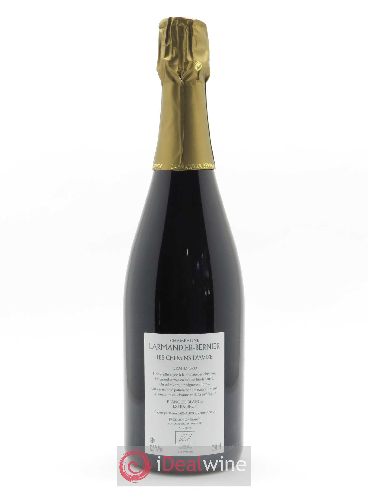 Les Chemins d'Avize Grand Cru Extra-Brut Larmandier-Bernier 2013 - Lot de 1 bouteille - 1