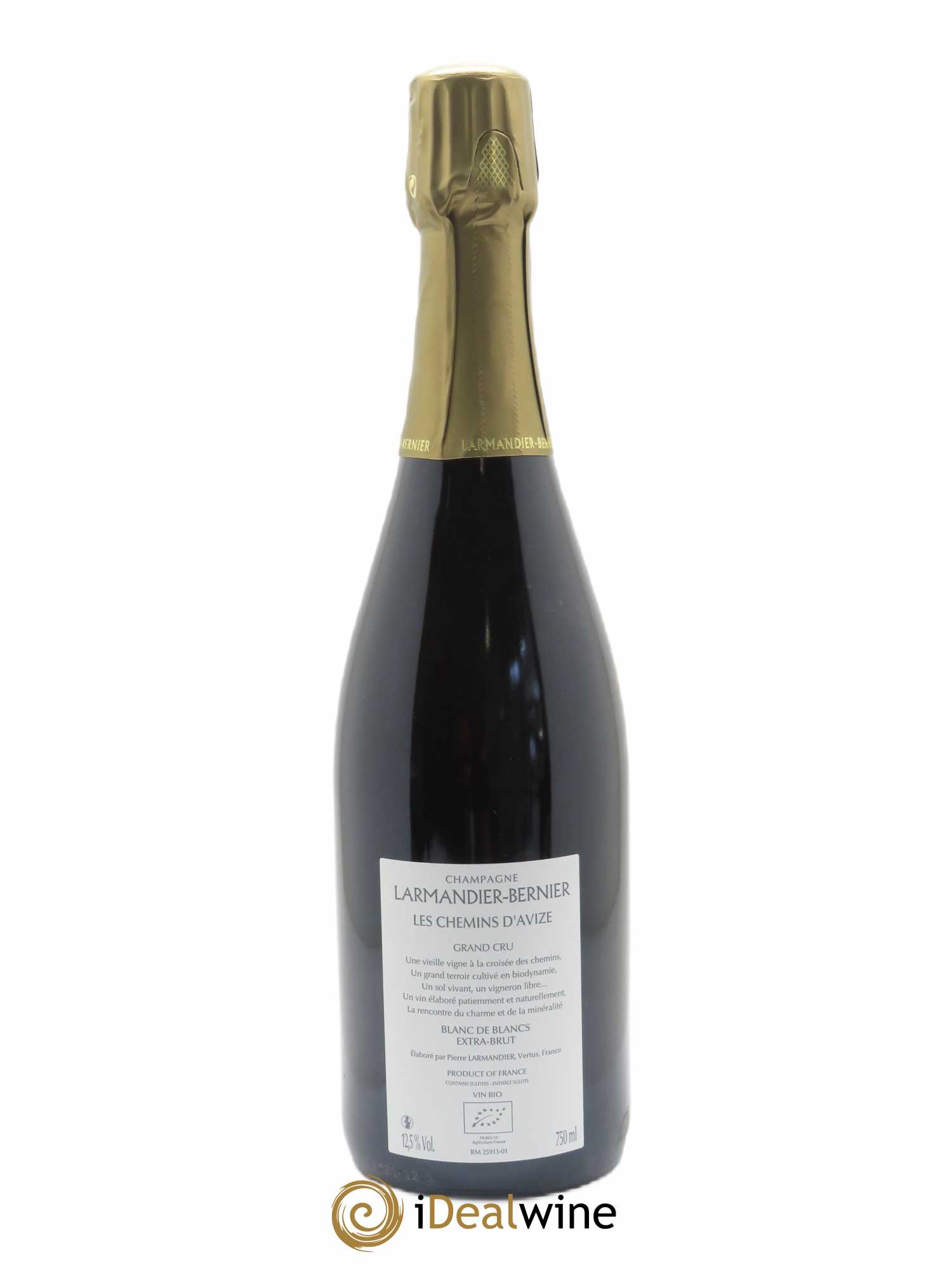 Les Chemins d'Avize Grand Cru Extra-Brut Larmandier-Bernier 2014 - Lot de 1 bouteille - 1